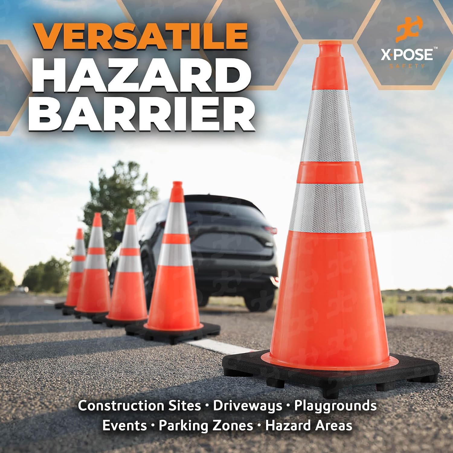 Thumbnail 6 de Xpose Safety Traffic Cones, 28 Inch