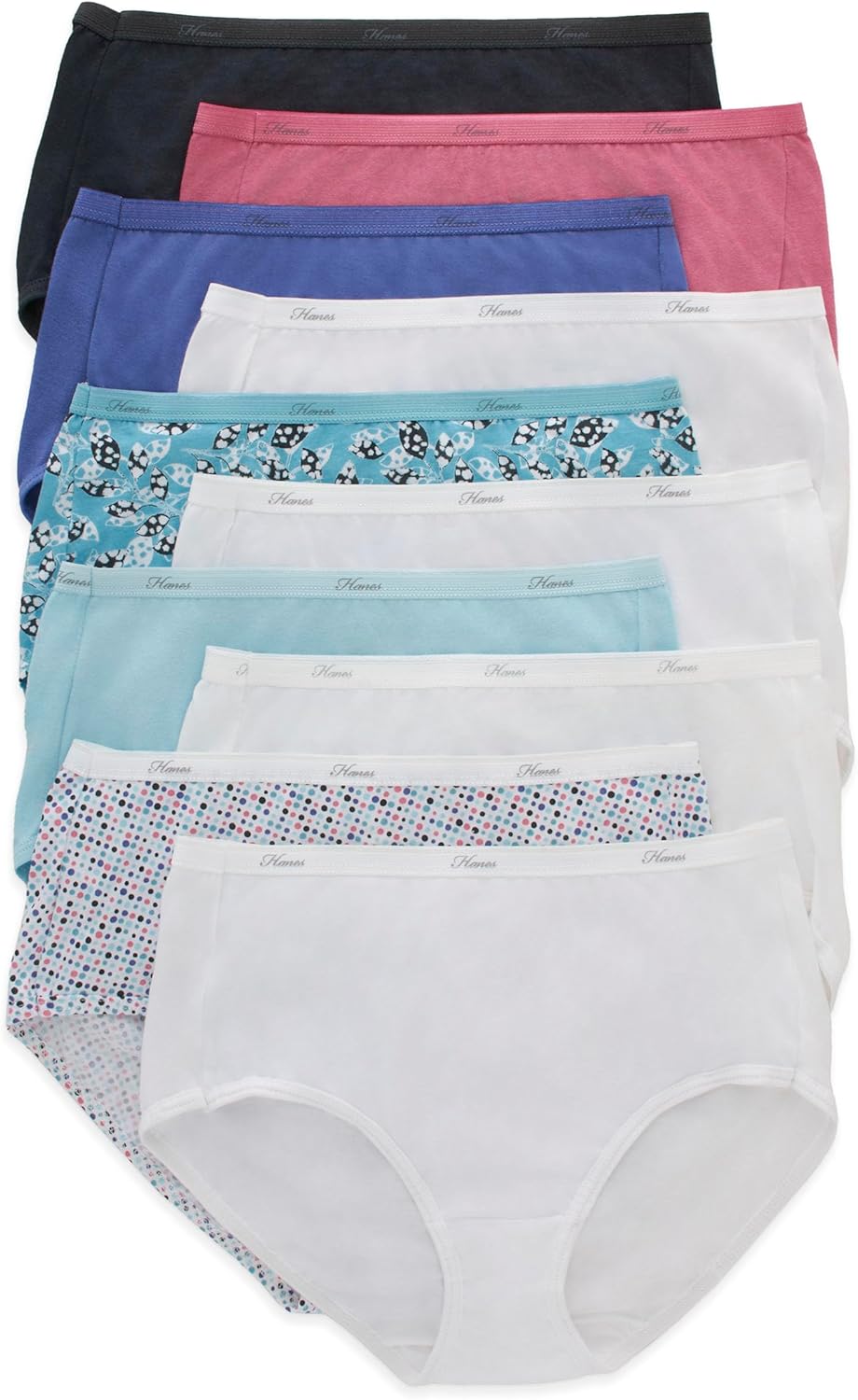 Thumbnail 4 de Hanes Women’s Underwear Pack, 10-Pack Full-Coverage Cotton Blend Panties