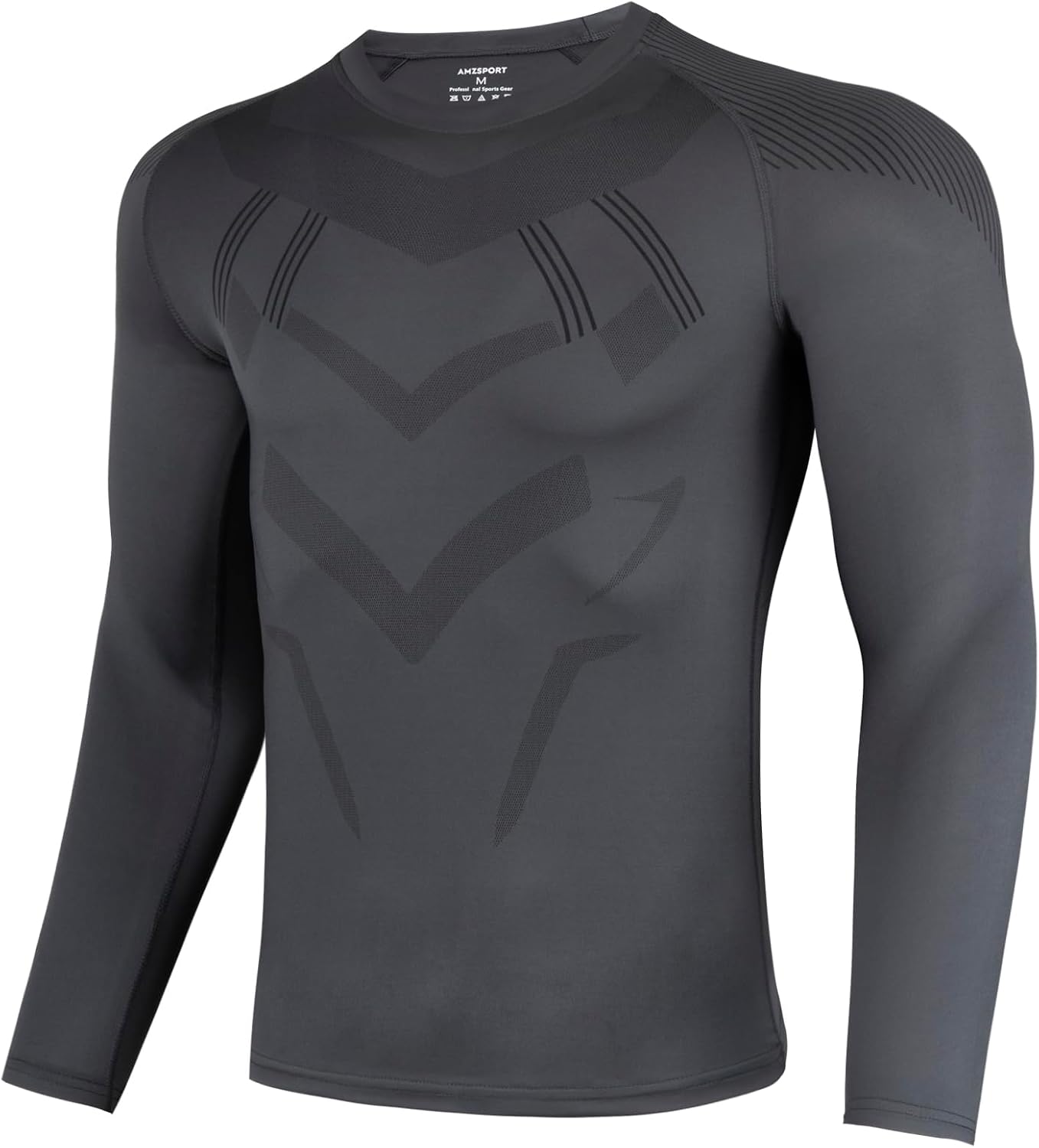 Detalle de AMZSPORT maglia compressione termica uomo