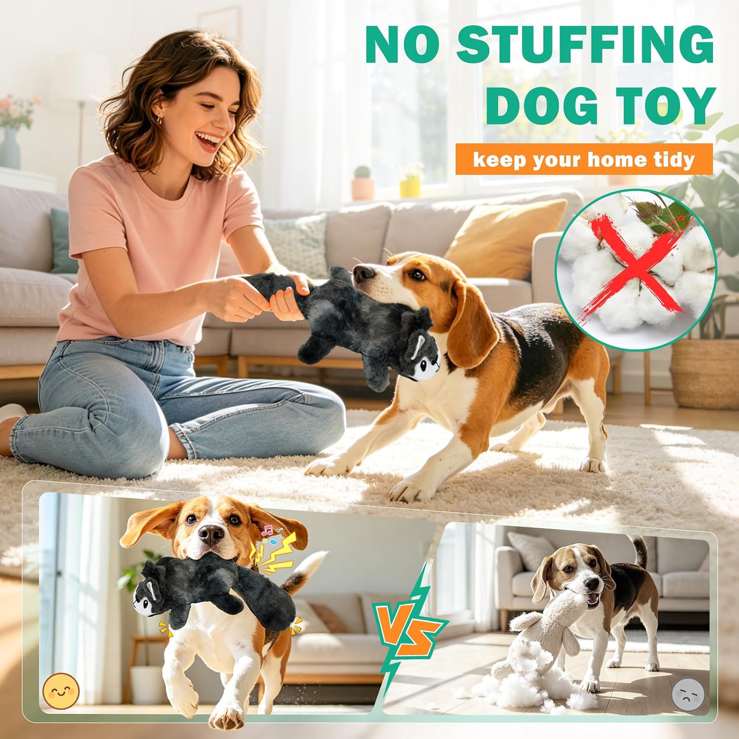 Detalle 1 de Fuufome Dog Toy, Plush