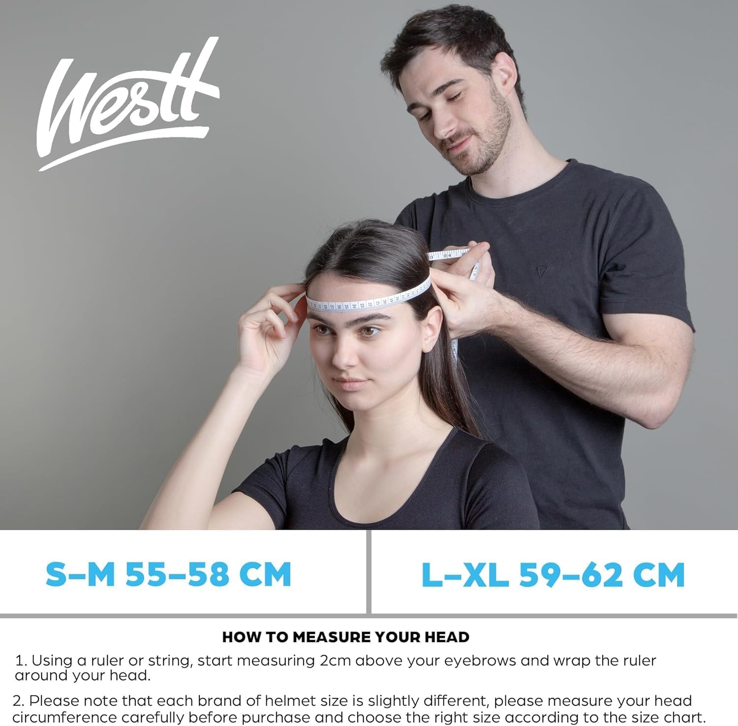 Thumbnail 2 de Westt Casque Skate – casque polyvalent pour trottinette, BMX, skateboard et vélo électrique avec visière