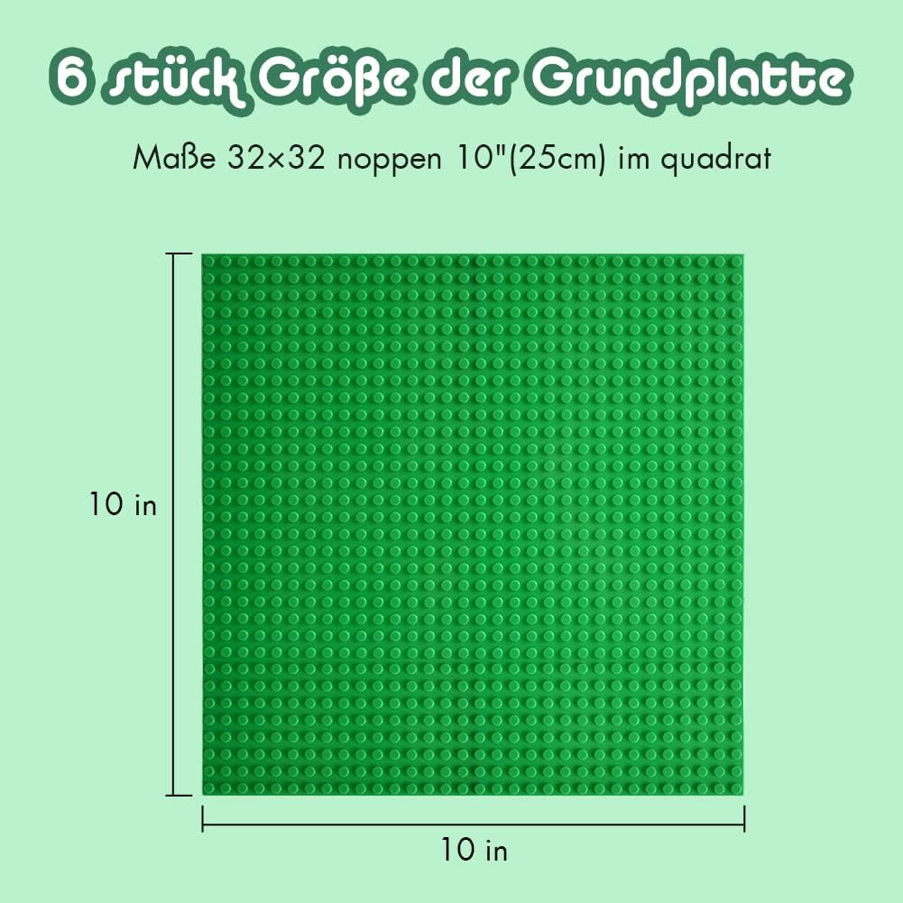 Thumbnail 5 de Lekebaby 6er Bauplatten-Set 25x25cm