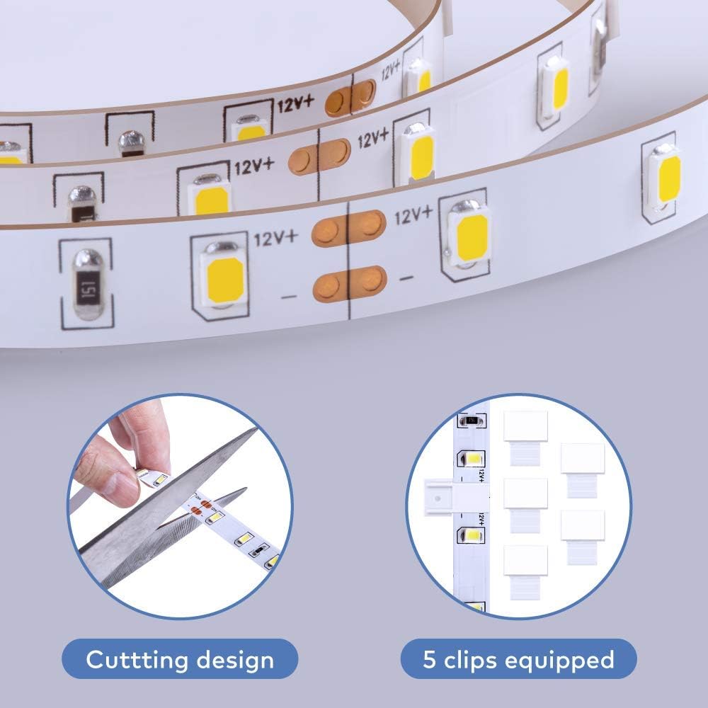 Detalle 2 de Govee H6150 LED Light Strip, 16.4 ft, 6500K Daylight White, Dimmable