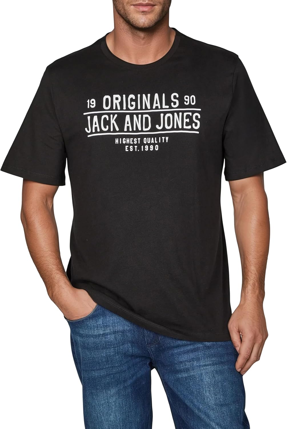 Thumbnail 1 de JACK & JONES Herren-T-Shirts Regular Fit JJLINO im 4er-Pack (Rundhals, Kurzarm)