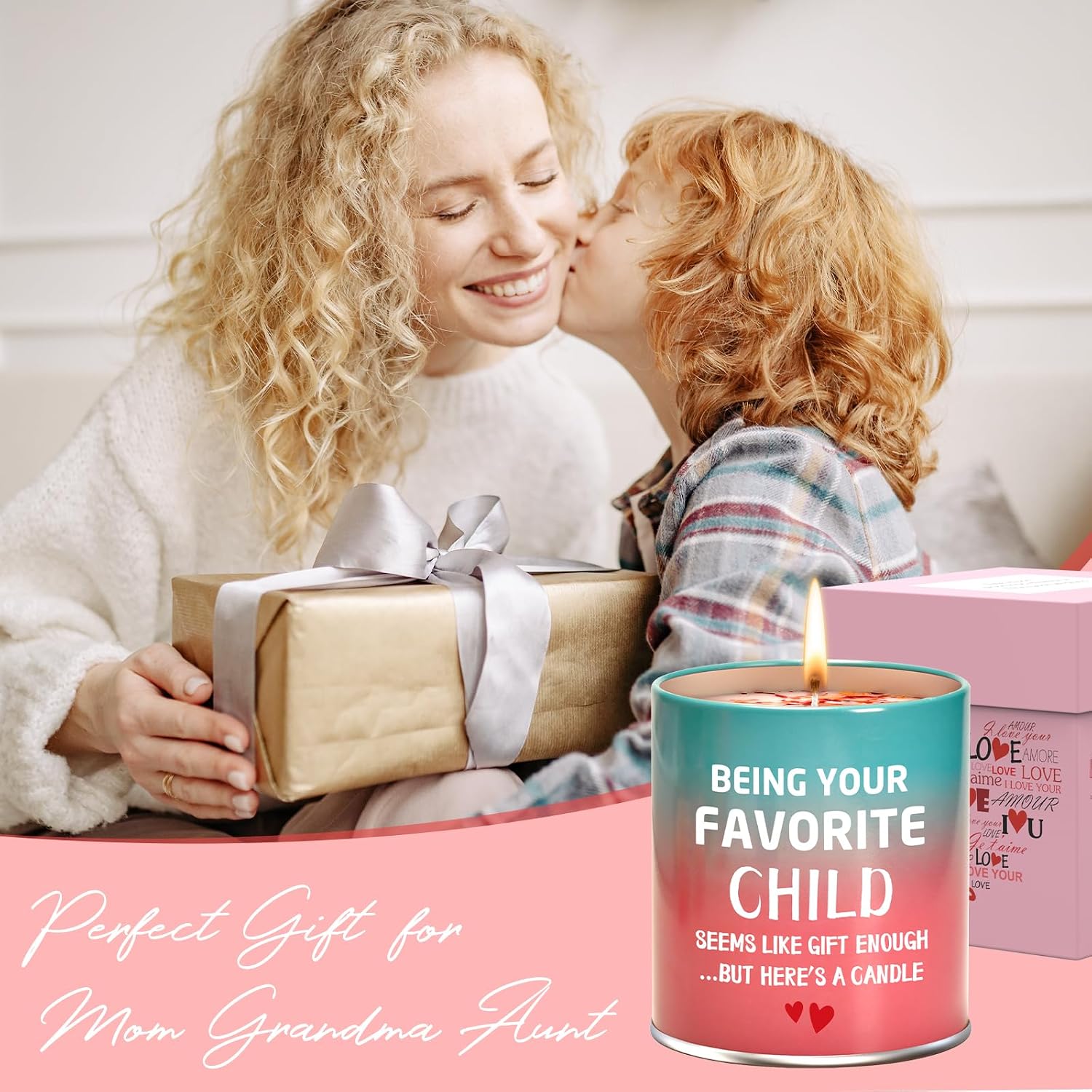 Detalle 2 de Mothers Day Candles Gifts for Mum