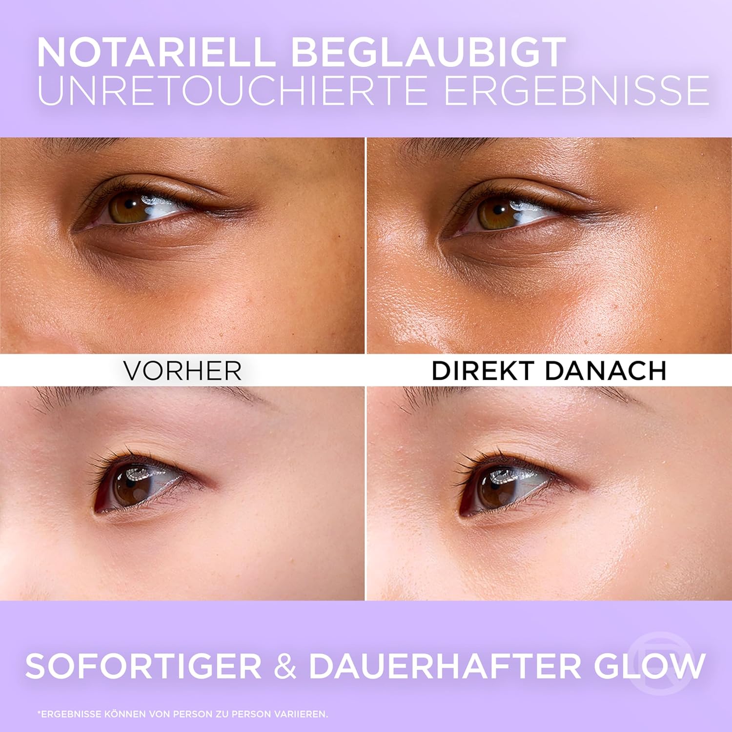 Detalle de L’Oréal Paris Glass Skin Feuchtigkeits-Fluid mit Hyaluronsäure – Revitalift Filler, 70 ml