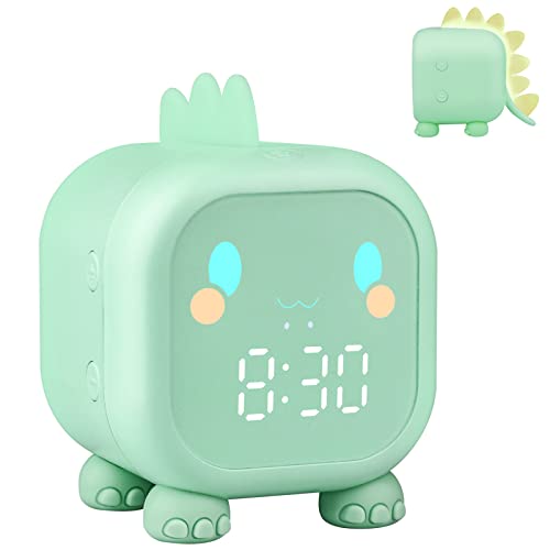 Detalle de Ayybboo Réveil Lumineux pour Enfants, horloge numérique LED avec veilleuse
