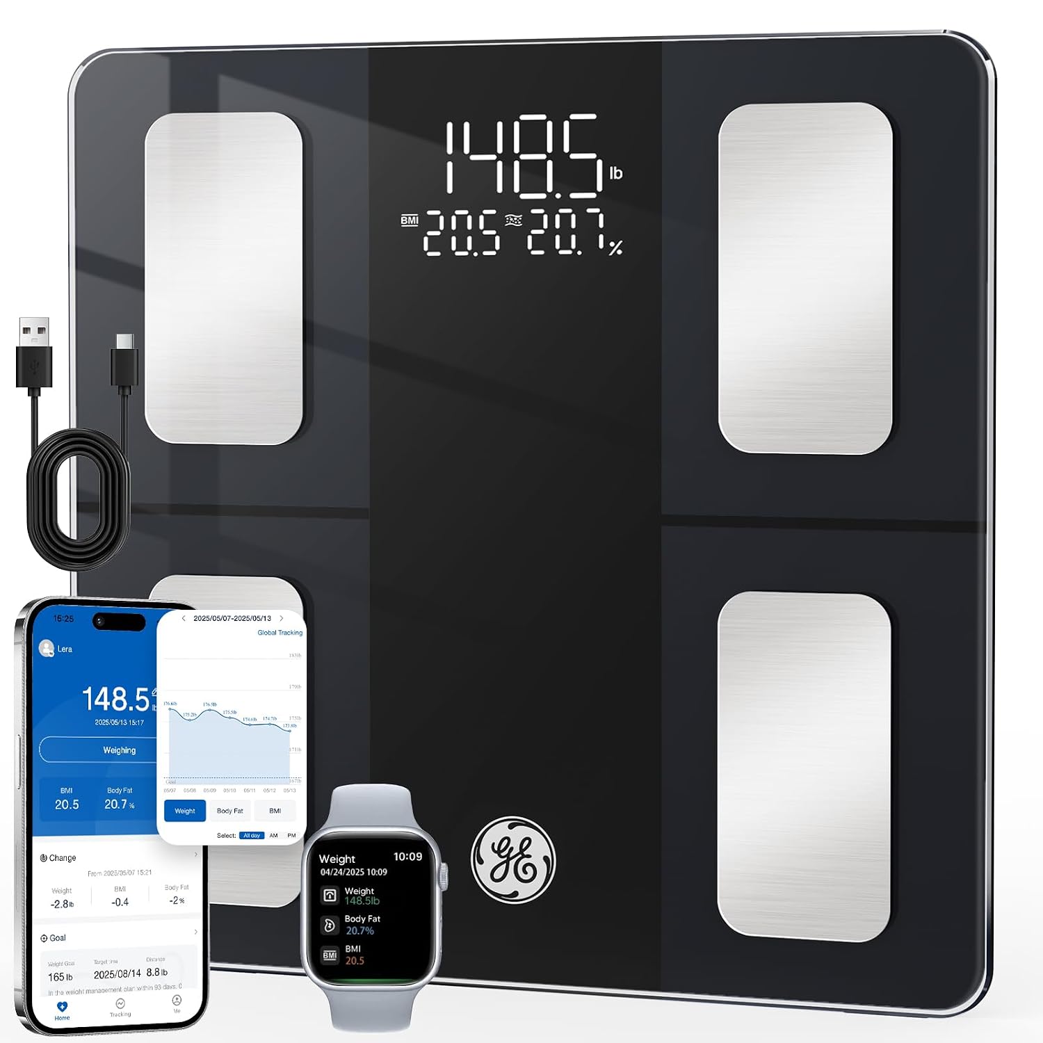 Detalle 2 de GE Smart Scale, 400 lb Capacity