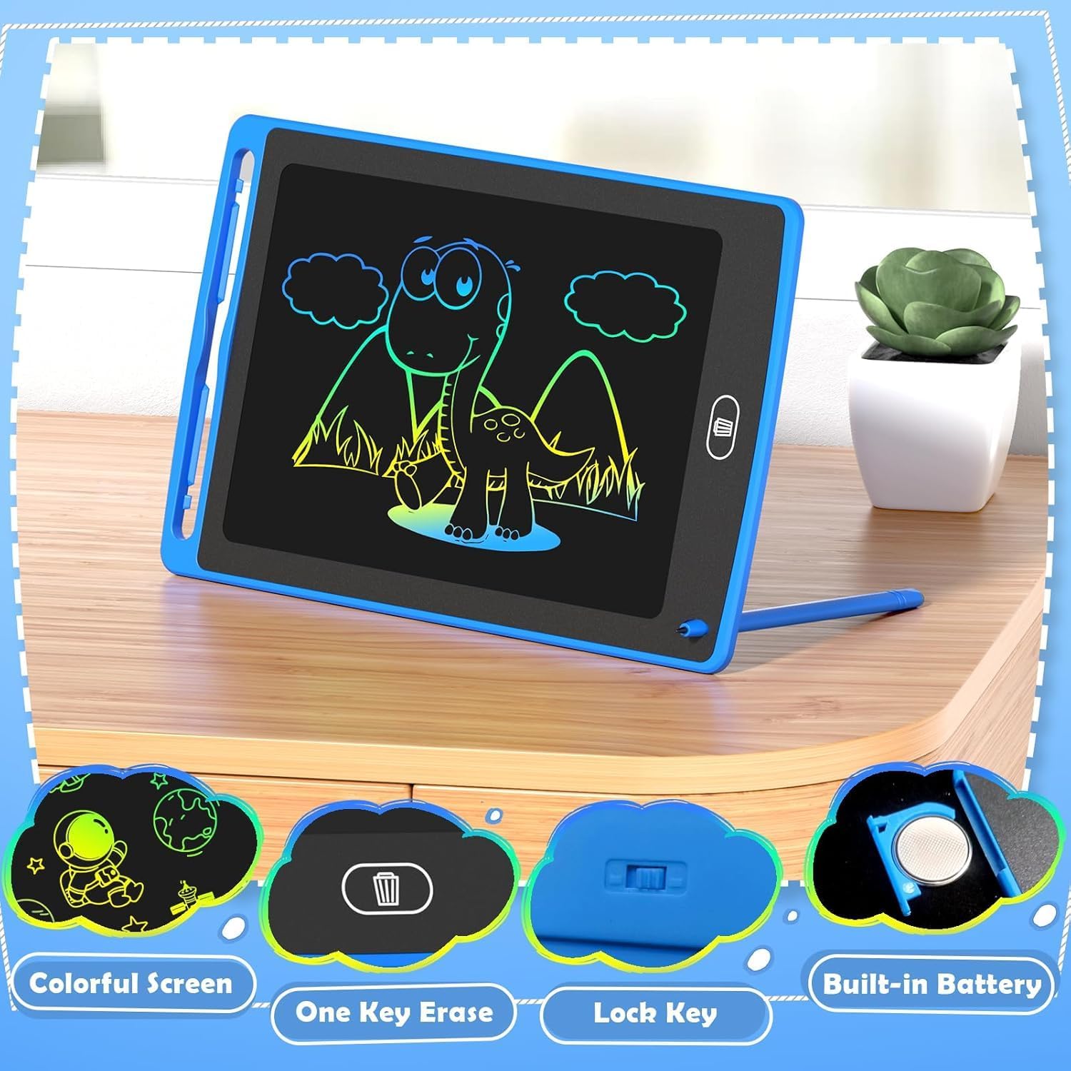 Thumbnail 4 de Party Favor 8.5" LCD Writing Tablet for Kids 🎨