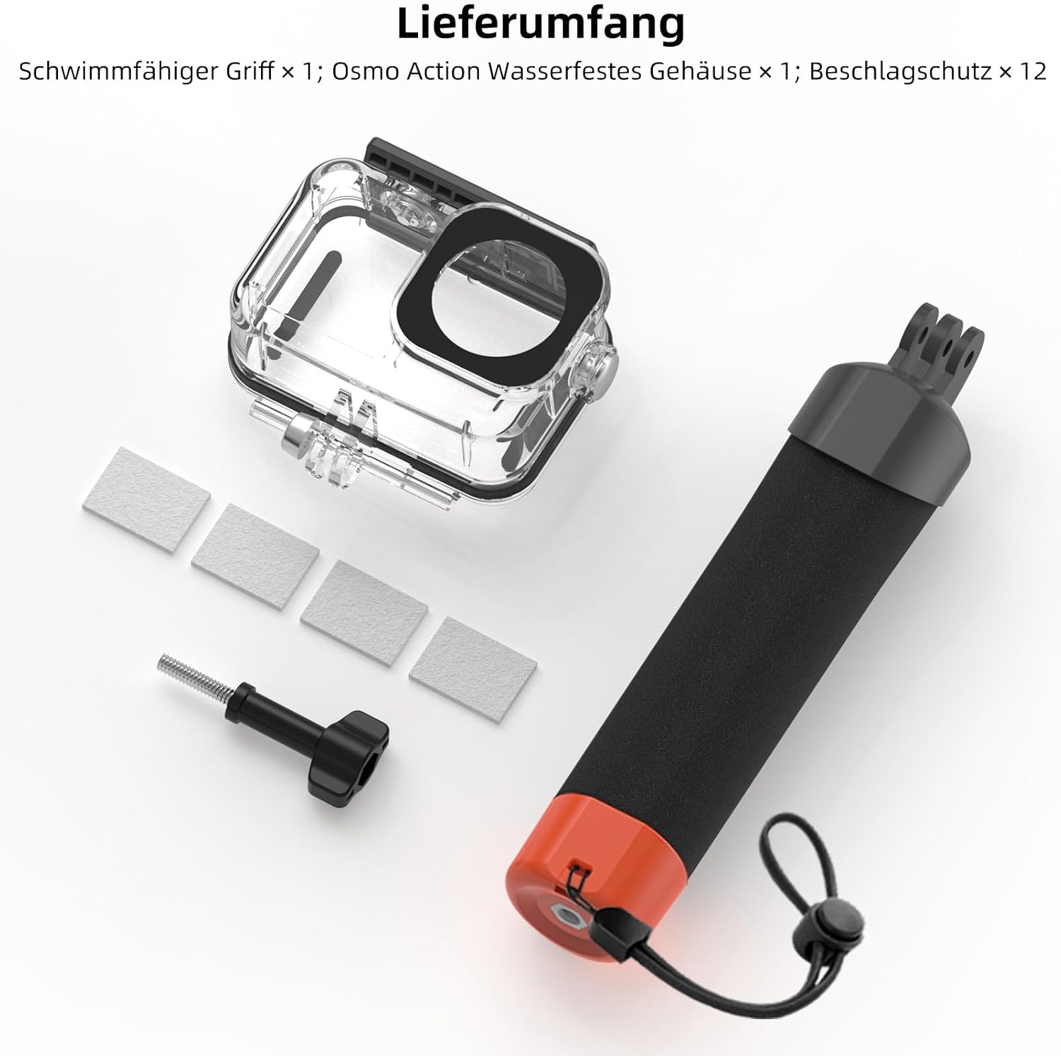 Thumbnail 6 de Osmo Action Tauch-Zubehör-Set mit schwimmendem Handgriff und wasserdichtem Gehäuse (für DJI Osmo Action 5 Pro/4/3)