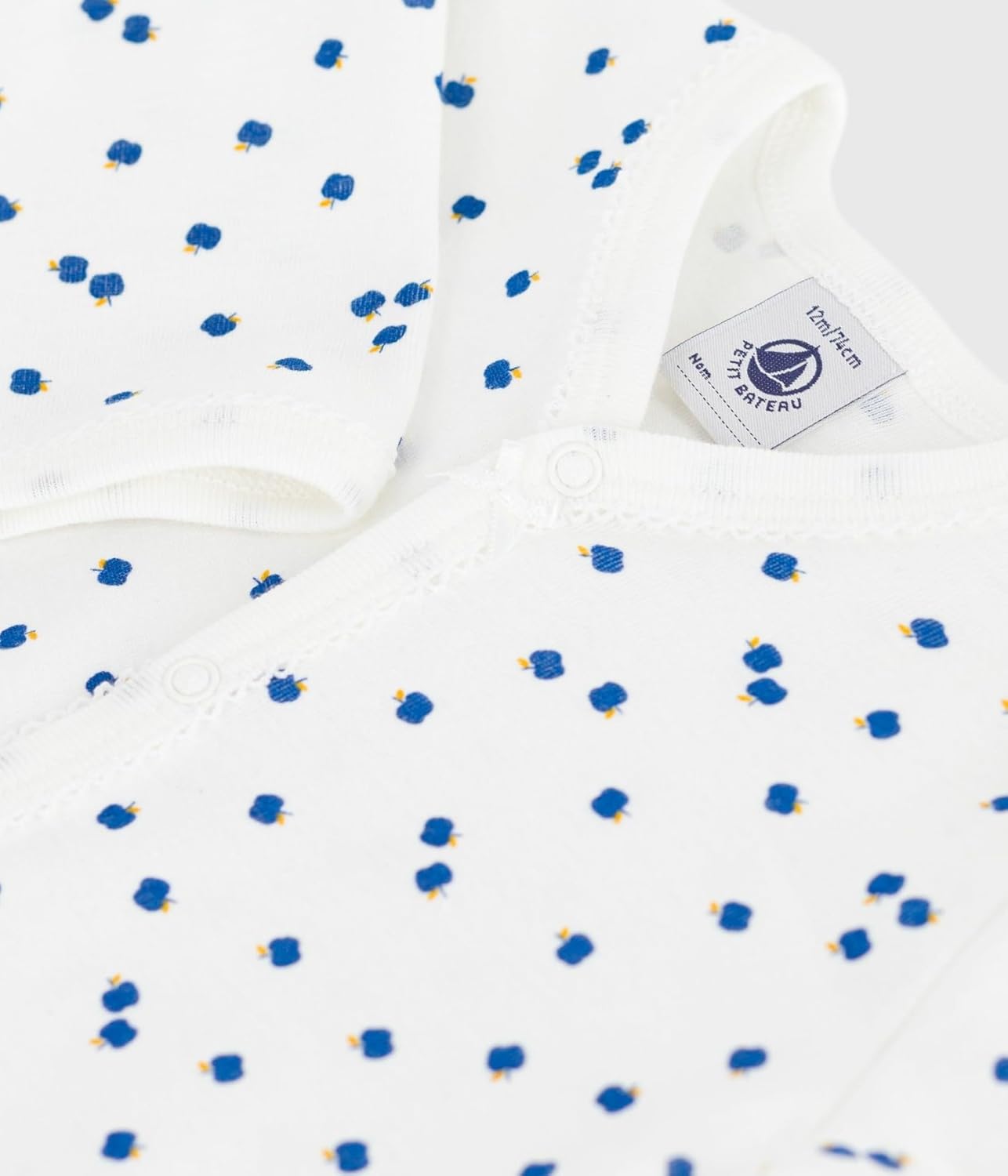 Thumbnail 2 de Petit Bateau Pyjama bébé en coton – dors bien sans pieds, fermeture pressionnée