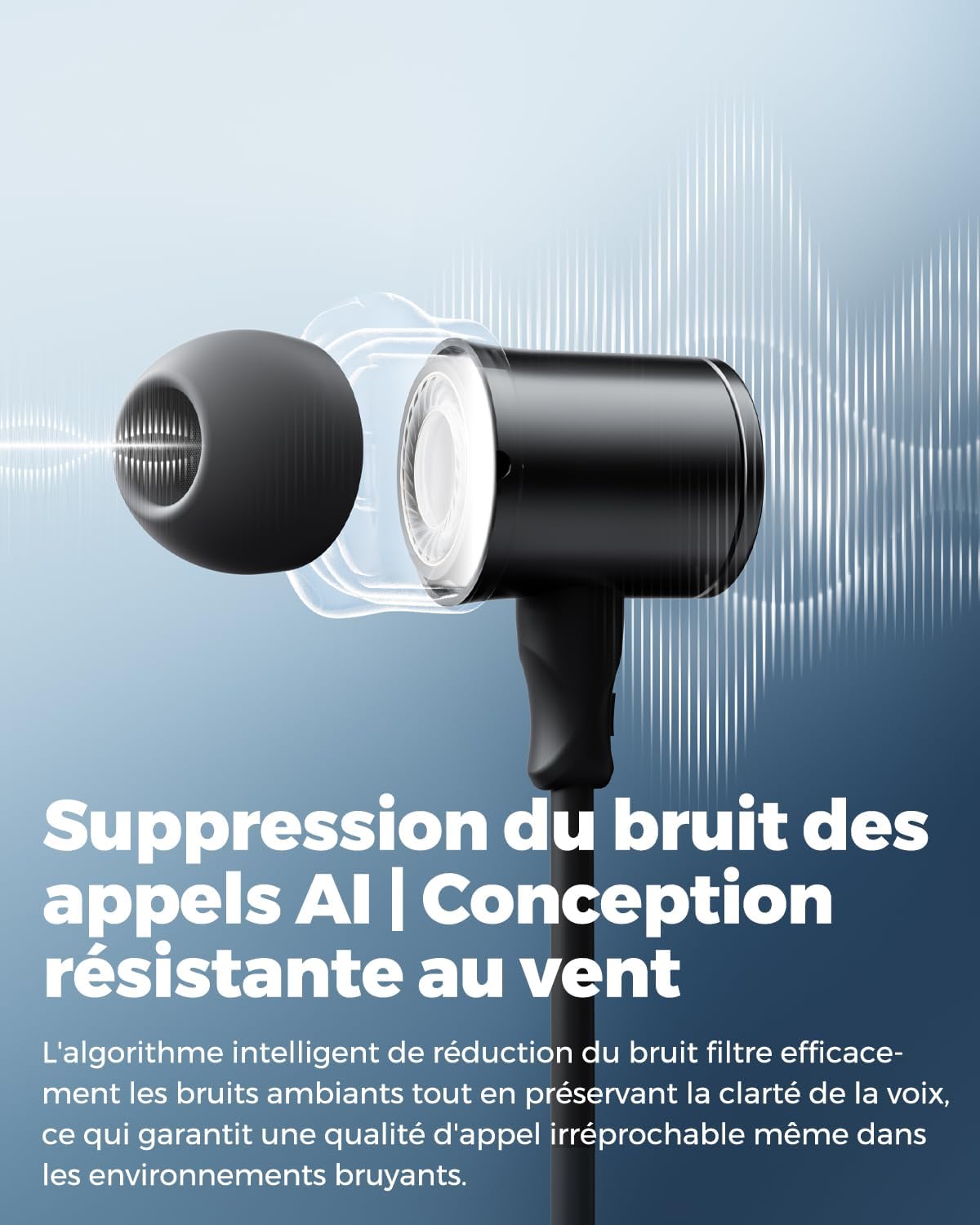 Thumbnail 5 de SoundPEATS Q40HD Casque Bluetooth à Collier: Son Hi-Res, Étanchéité IP67 et 20h d’autonomie