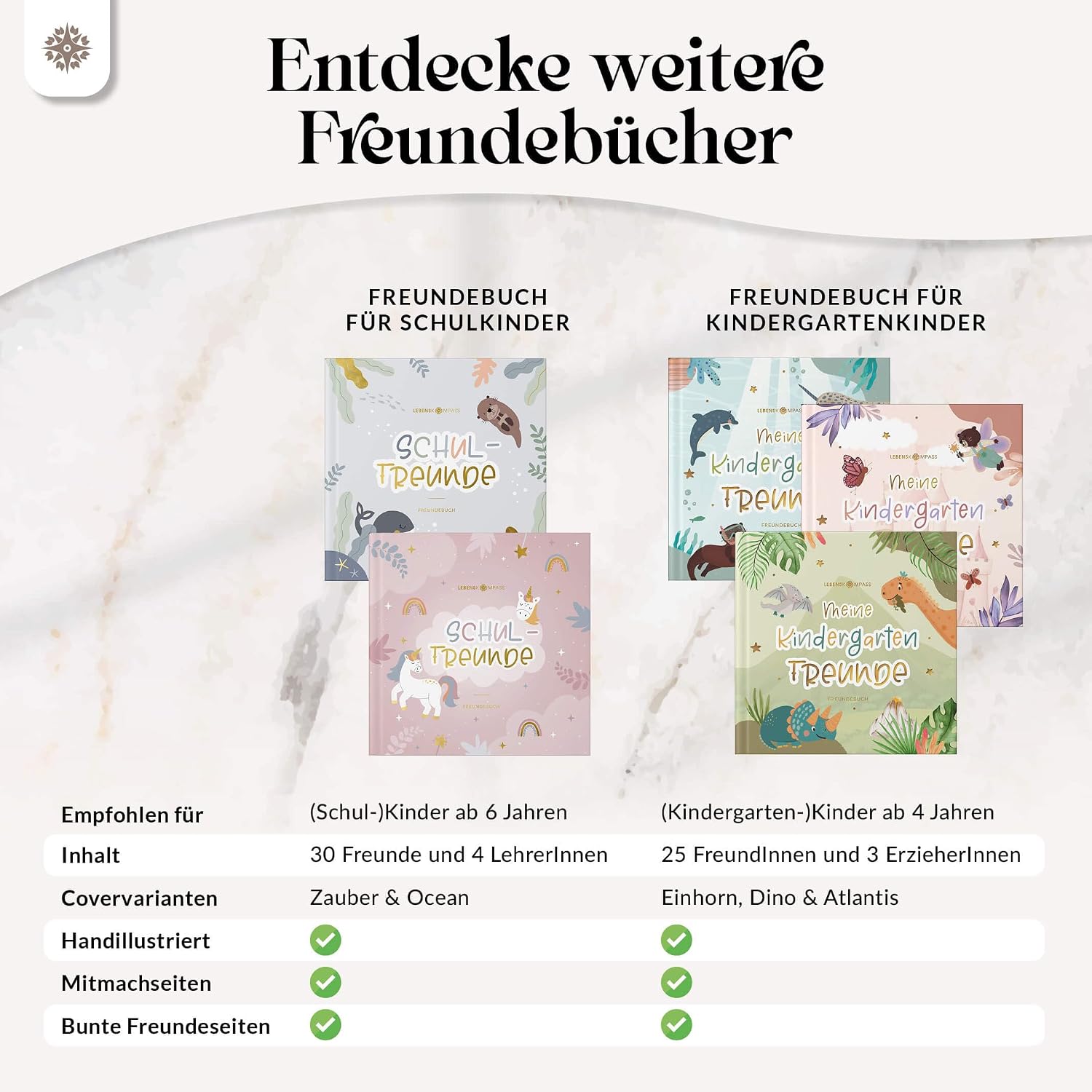 Thumbnail 5 de LEBENSKOMPASS Freundebuch Dino Kindergarten