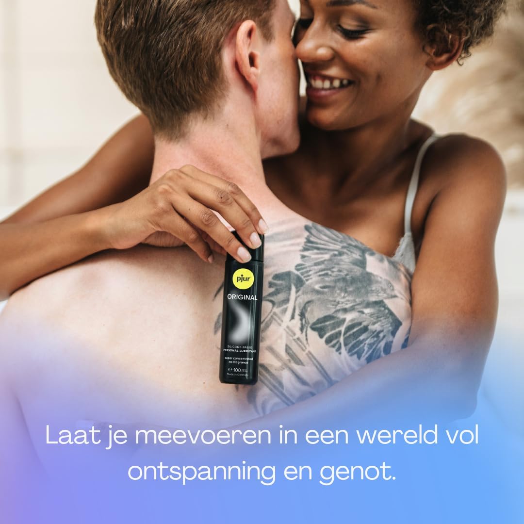 Detalle de pjur ORIGINAL siliconen glijmiddel, 30 ml, geurloos en geschikt voor latexcondooms