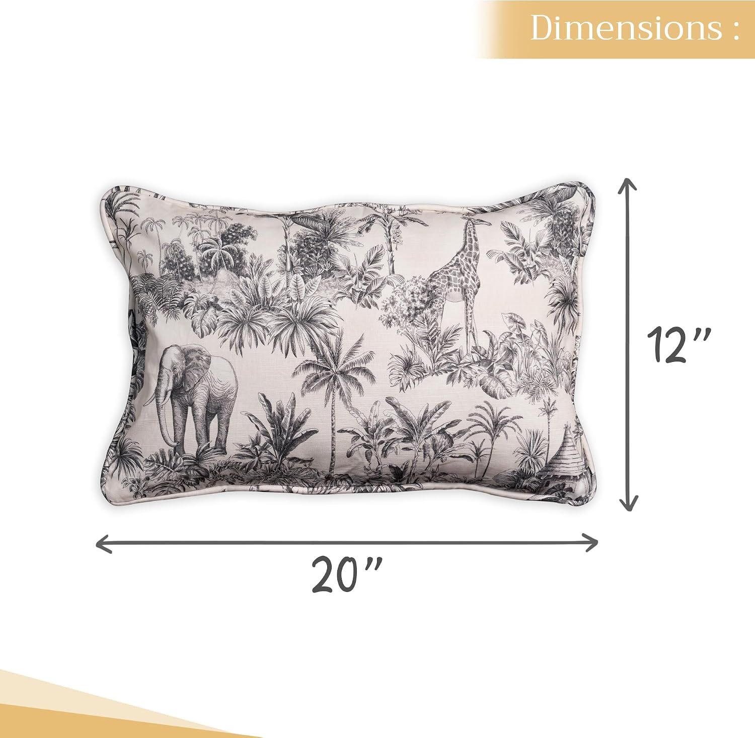 Detalle 1 de Maison d' Hermine Throw Pillow Cover, 100% Cotton