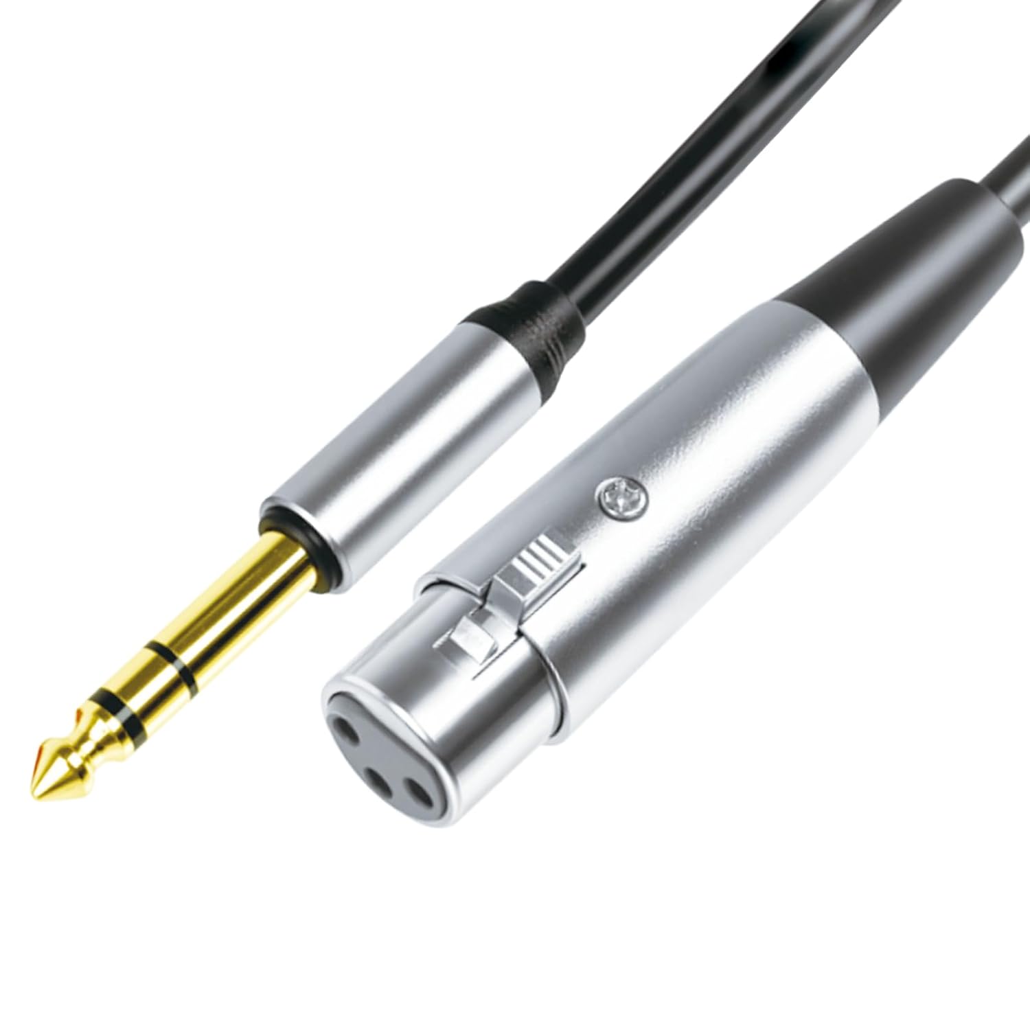 Detalle de belipro Trs-xlr-10ft Balanced Audio Cable, 1/4-Inch TRS to 3-Pin XLR, 10 ft