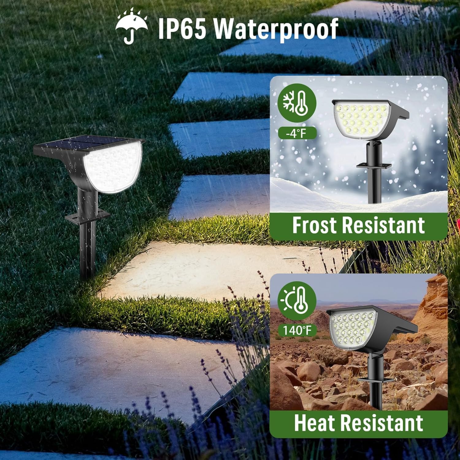 Detalle 2 de GKGG Solar Spot Lights 6-Pack