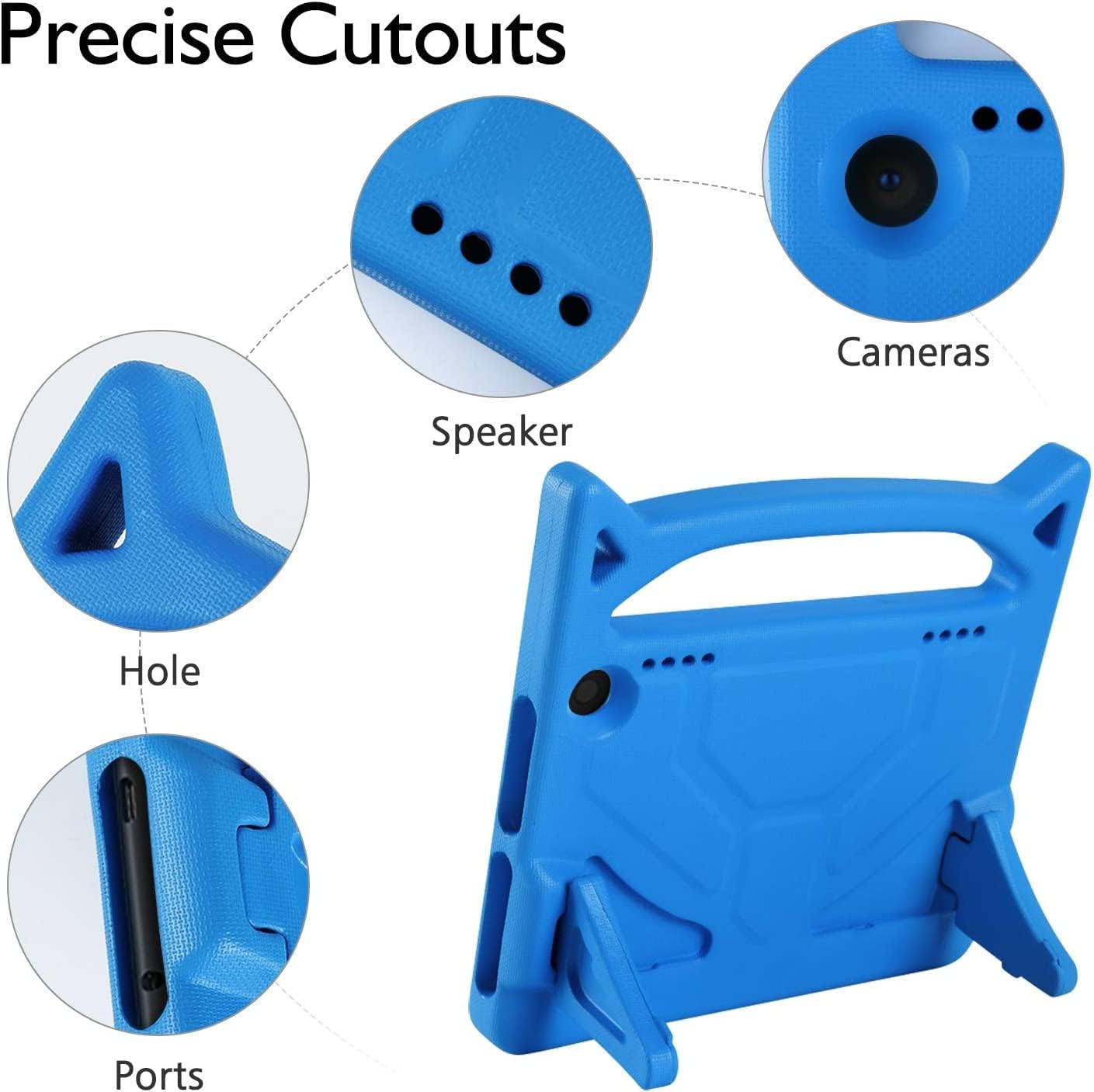 Detalle 2 de DJ&RPPQ 8-Inch Tablet Case with Lightweight Shock-Proof Design and Stand