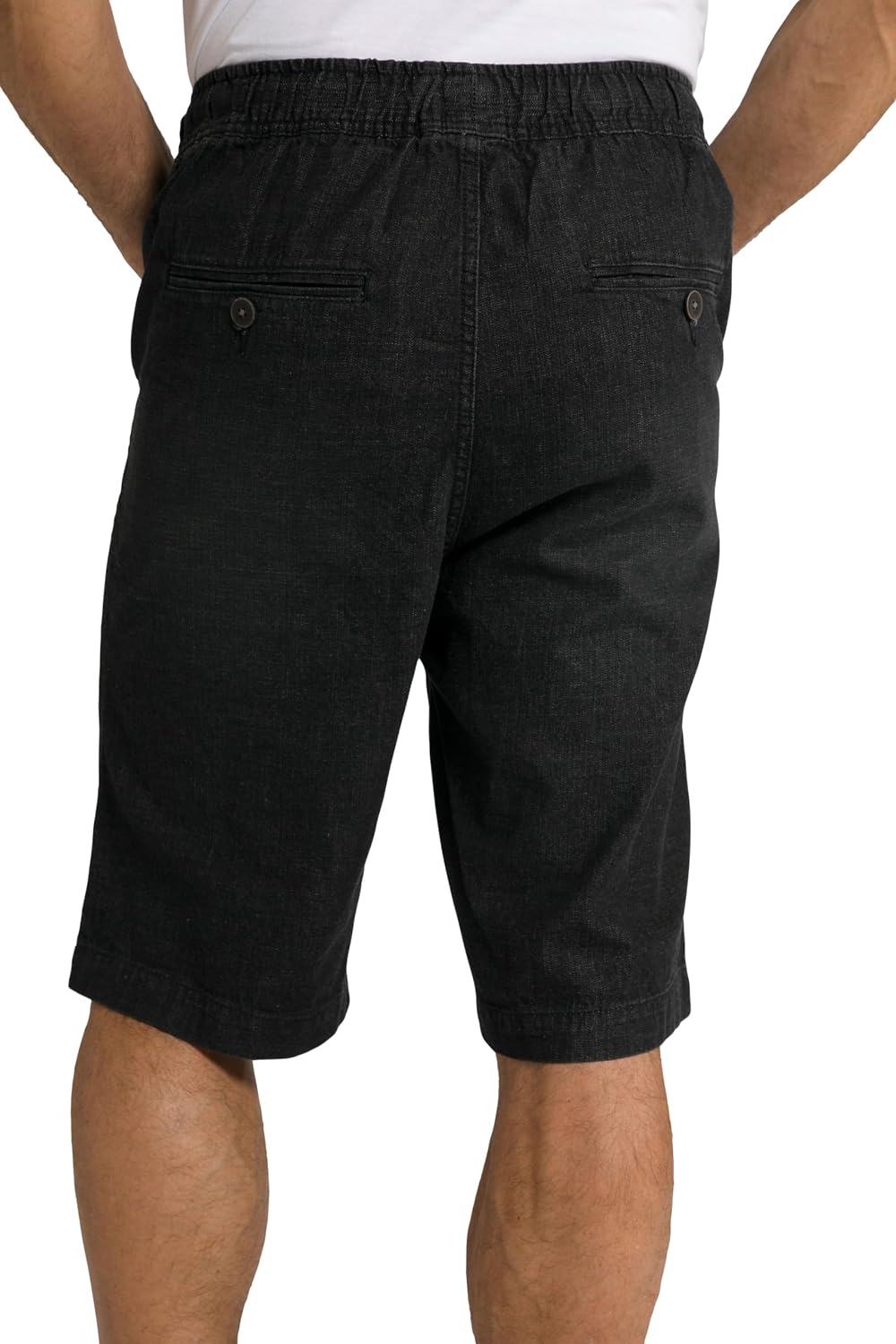 Detalle de JP 1880 Bermuda denim grande taille hommes Relaxed Fit - L à 8XL, 4 poches, taille élastique