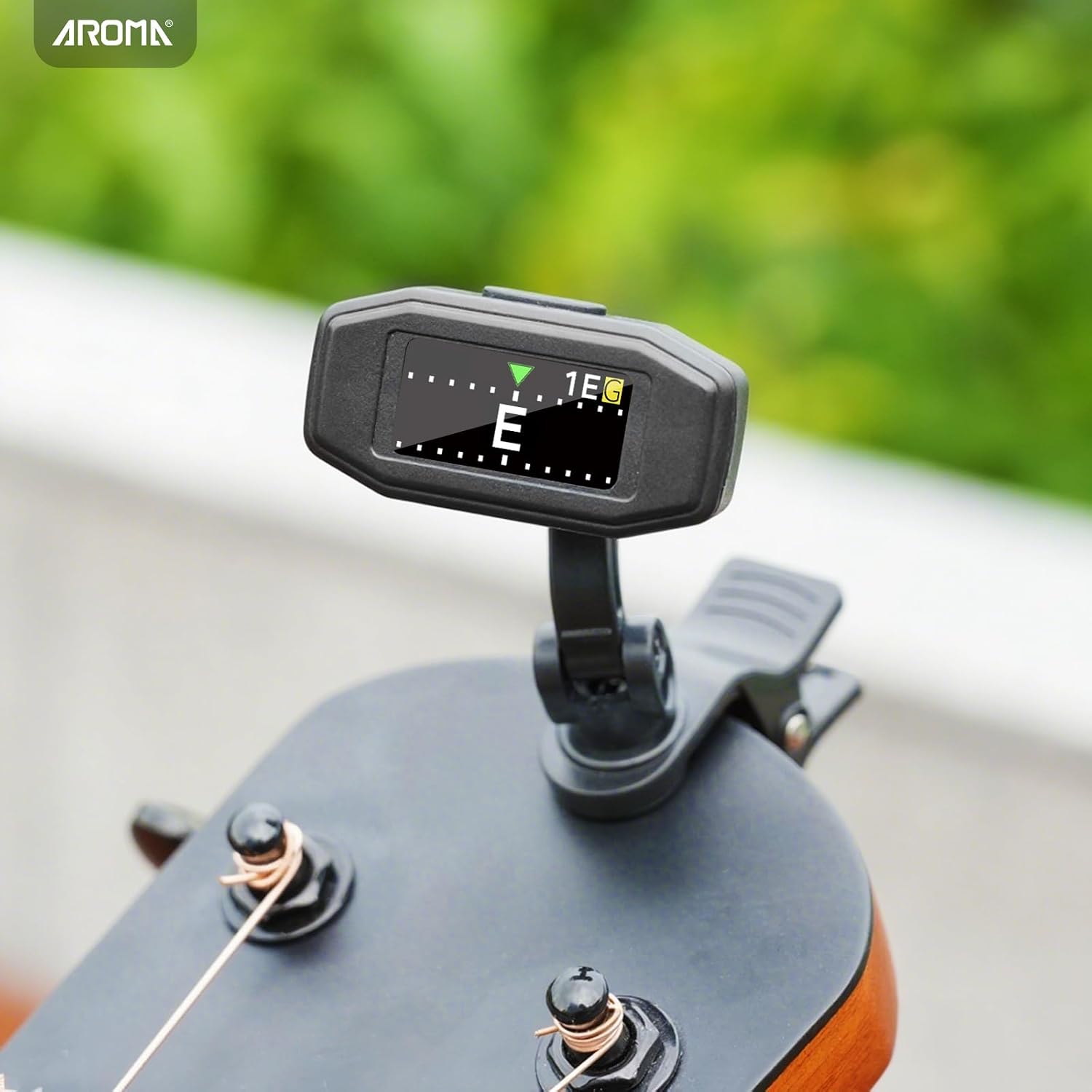 Thumbnail 6 de Aroma Guitar Tuner Clip On Rechargeable with TFT Screen – Chromatic & Multi-Instrument