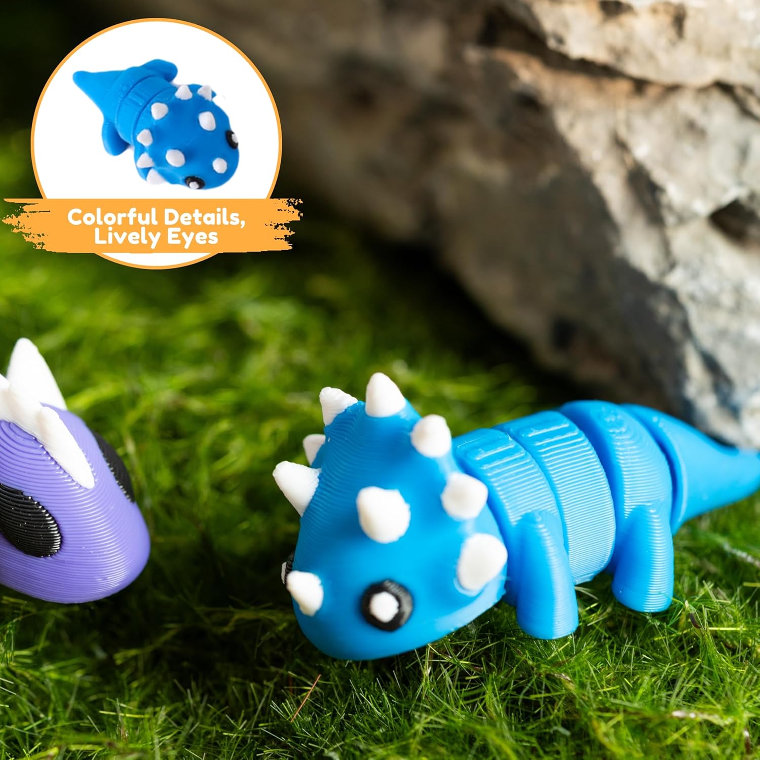 Thumbnail 2 de MONJITA 35 pcs Mini 3D Printed Articulated Animal Figurines