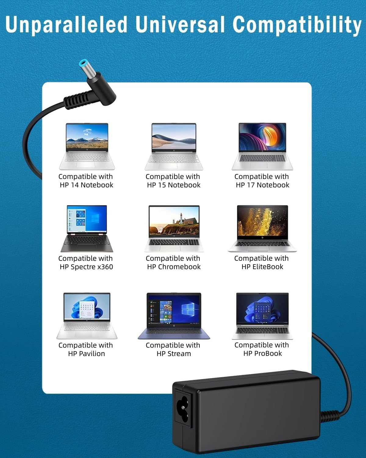 Detalle de SKOTSLYE 65W USB C Laptop Charger for Chromebook
