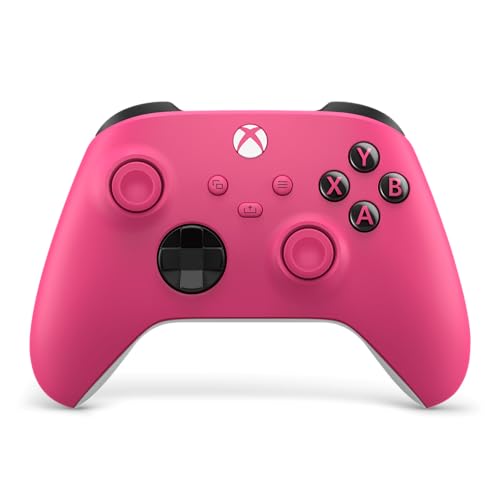 Detalle de Xbox Wireless Gaming Controller - Deep Pink: Hybrid D-Pad, Textured Grips, USB-C & Bluetooth