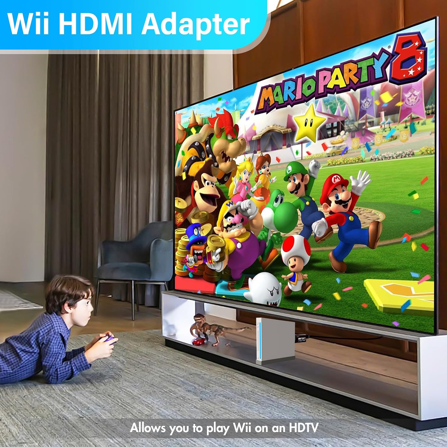 Thumbnail 3 de 4-in-1 Wii Kabel-Set Netzteil AC Wii HDMI