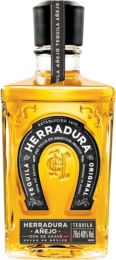 Detalle de Herradura Tequila Añejo 700 ml, 40% vol. 🍷