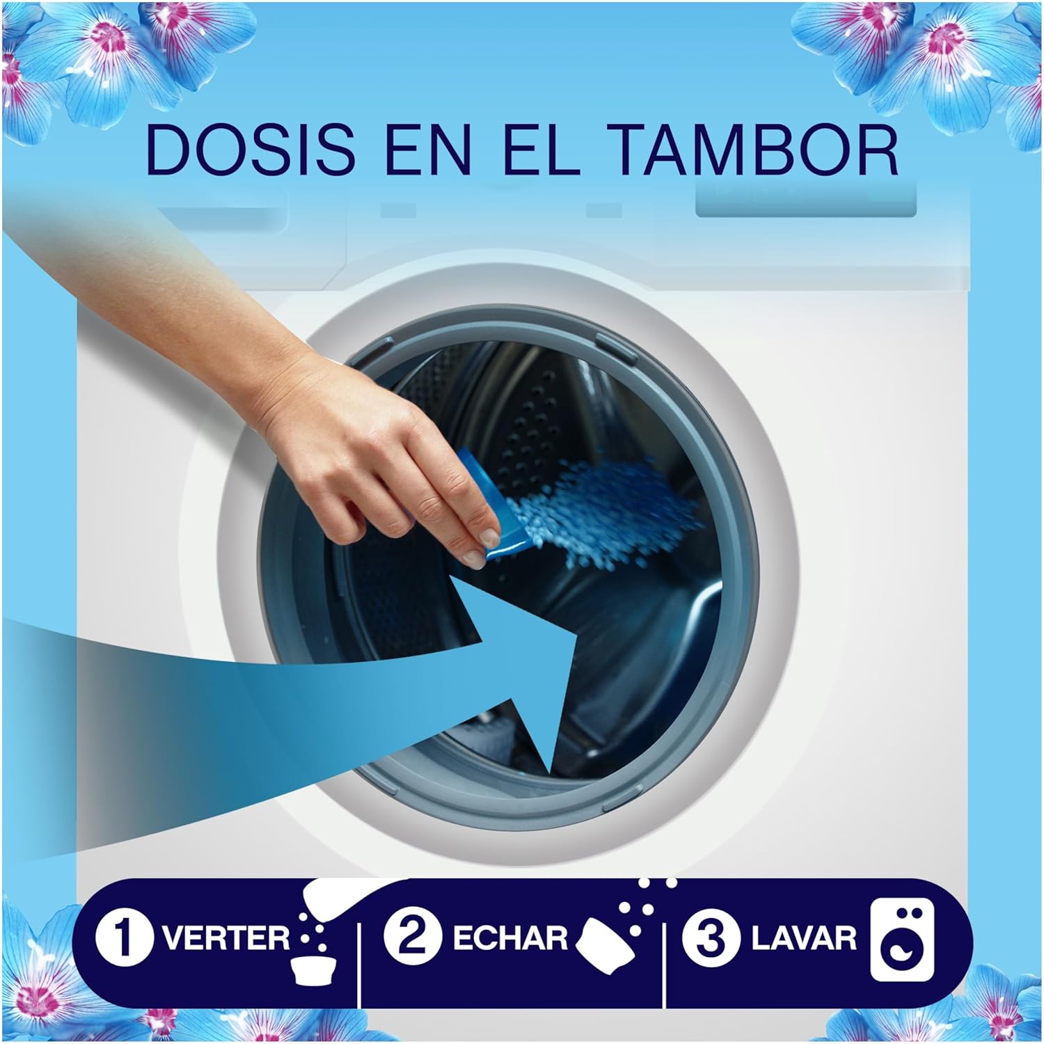 Detalle de Lenor Perlas De Perfume 89 lavados Brisa Marina y Jazmín