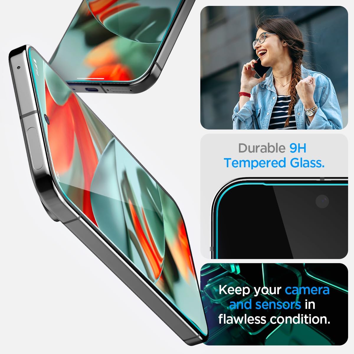 Detalle 1 de Spigen Glas.tR EZ Fit para Google Pixel 9 Pro XL 📱Protección y Facilidad