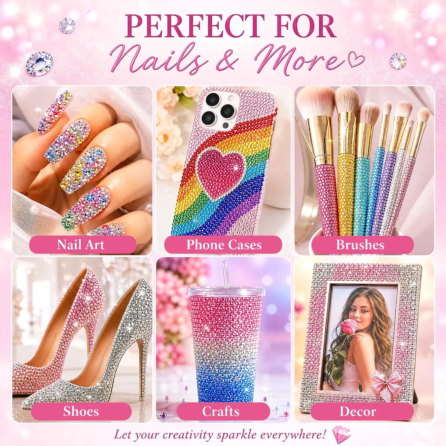 Thumbnail 1 de Artdone Resin Rhinestones 3mm