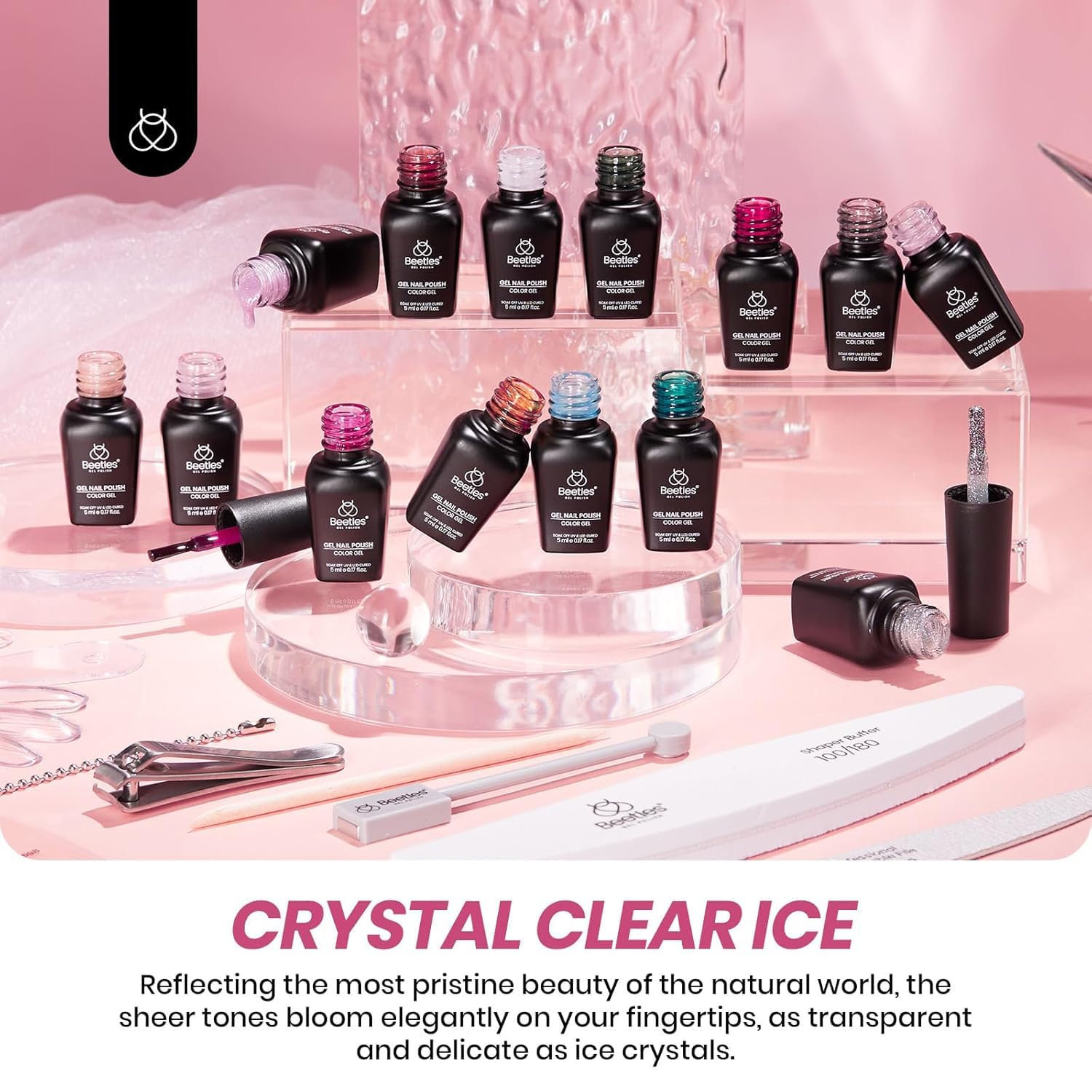 Thumbnail 6 de Beetles Jelly Gel Nail Set, 36 Colors ⚡
