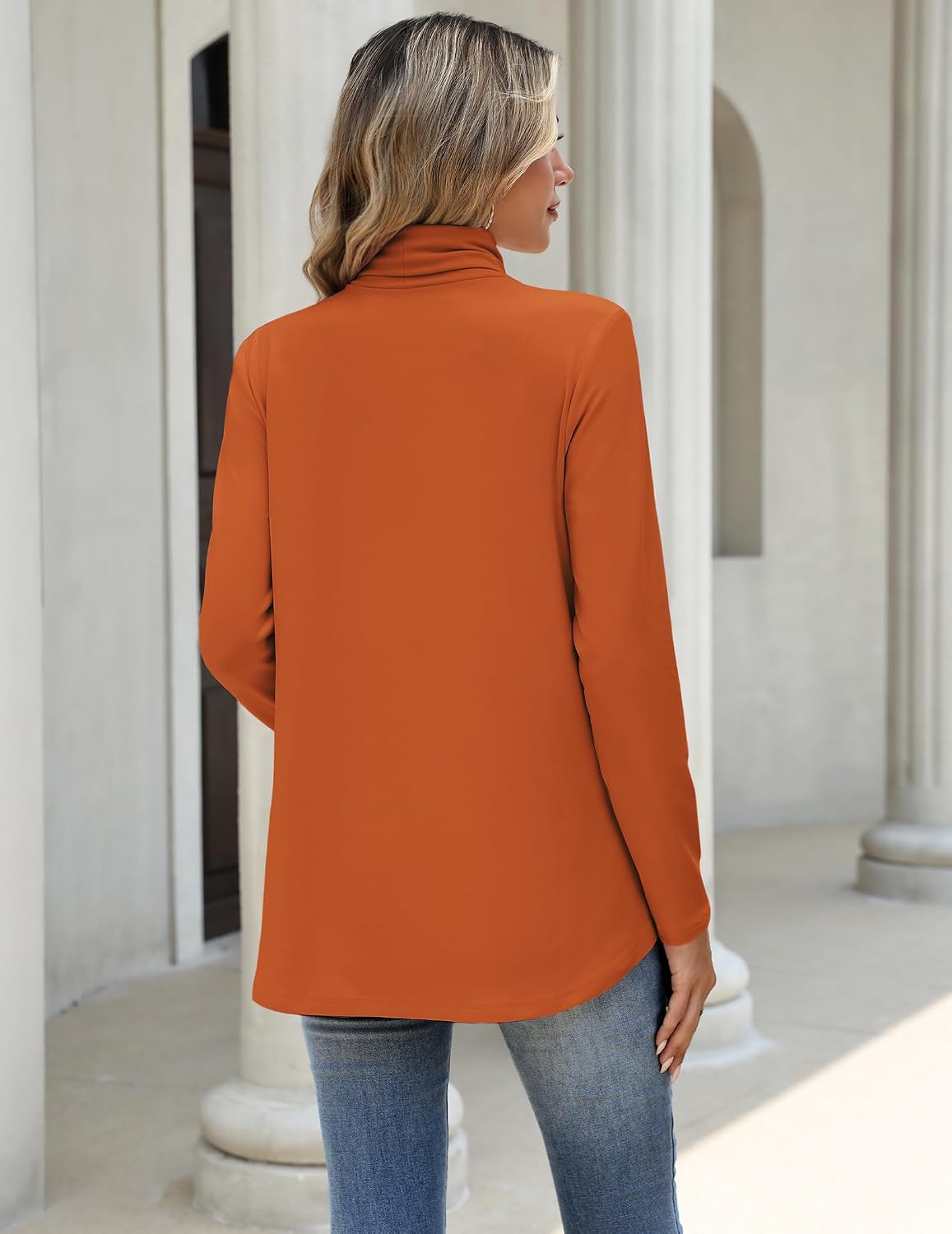 Thumbnail 5 de Zeagoo Women's Turtleneck Top, Polyester-Spandex