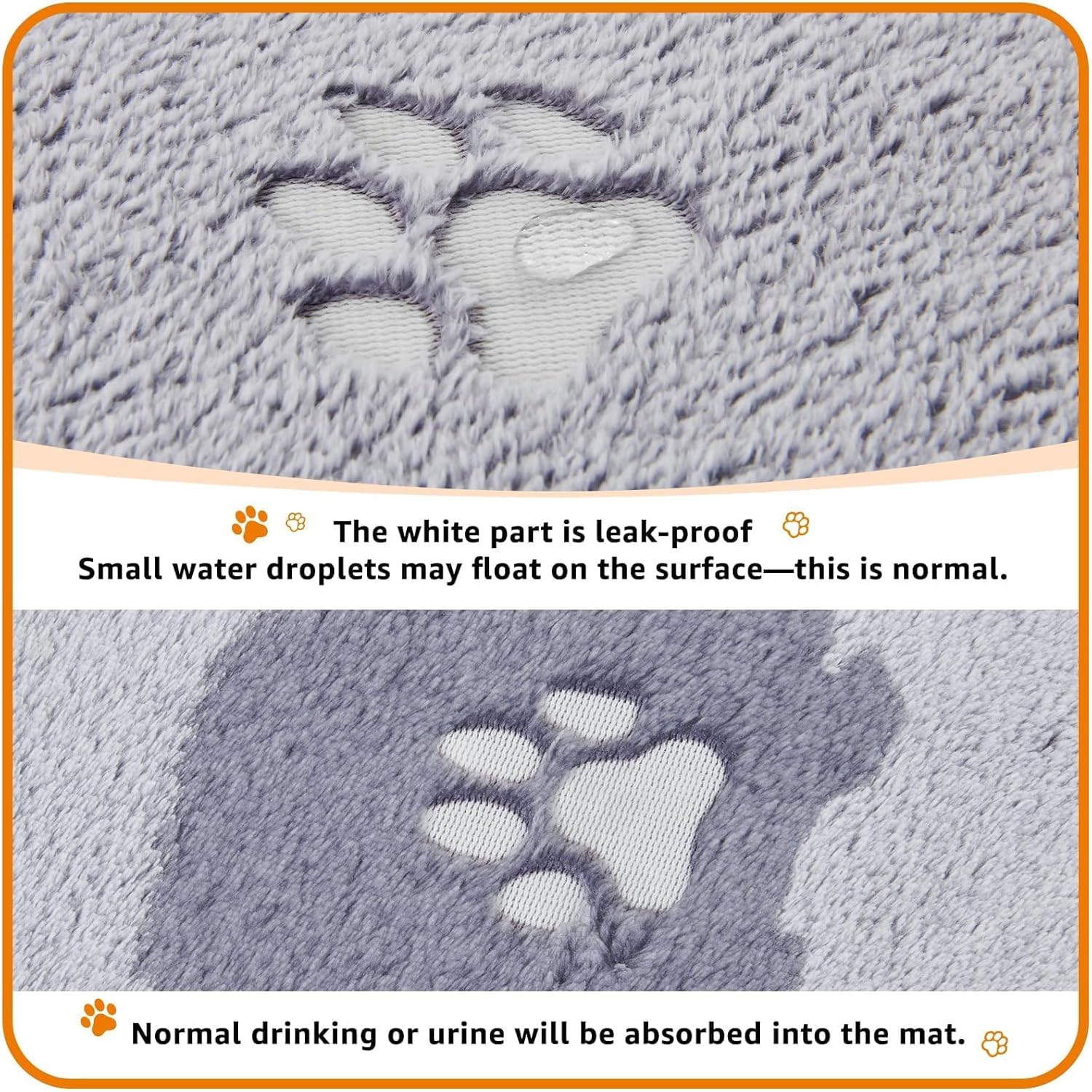 Detalle de Reusable Puppy Training Pads 2 Pack (79 x 92 cm) – Washable, Waterproof & Non-Slip Puppy Whelping Pads