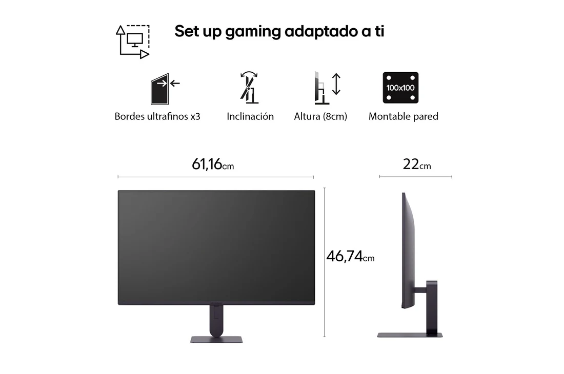 Detalle de LG UltraGear 27'' G4 (27G414B-B.OUTLET) – Monitor gaming FHD 144 Hz, 1 ms