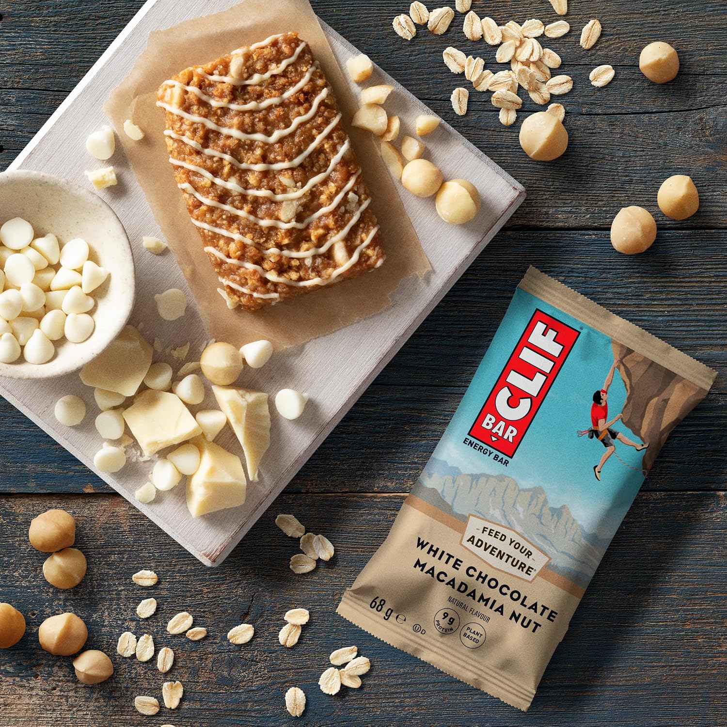Thumbnail 5 de CLIF BAR White Chocolate Macadamia Nut 9g Protein