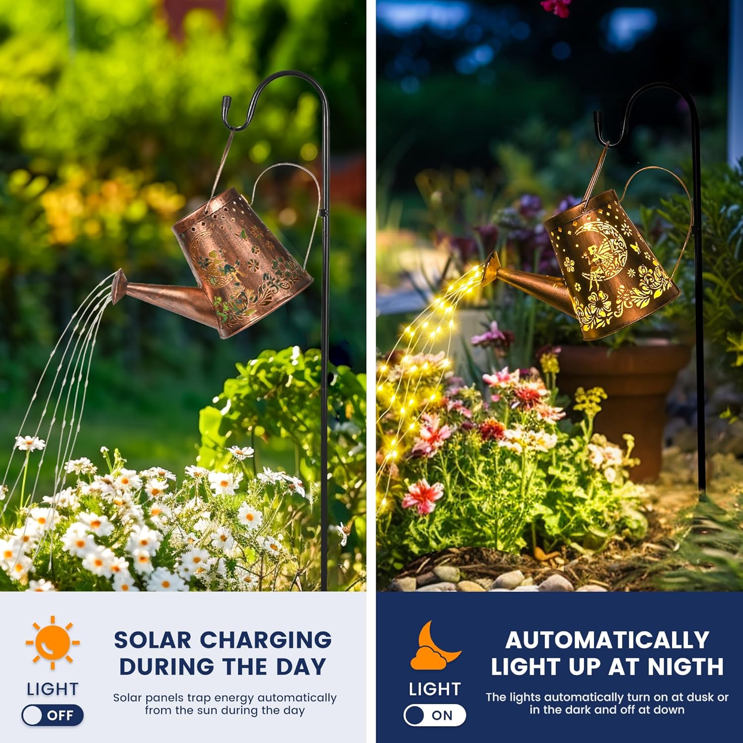 Thumbnail 3 de GIGALUMI Solar Watering Can Lights Outdoor Garden