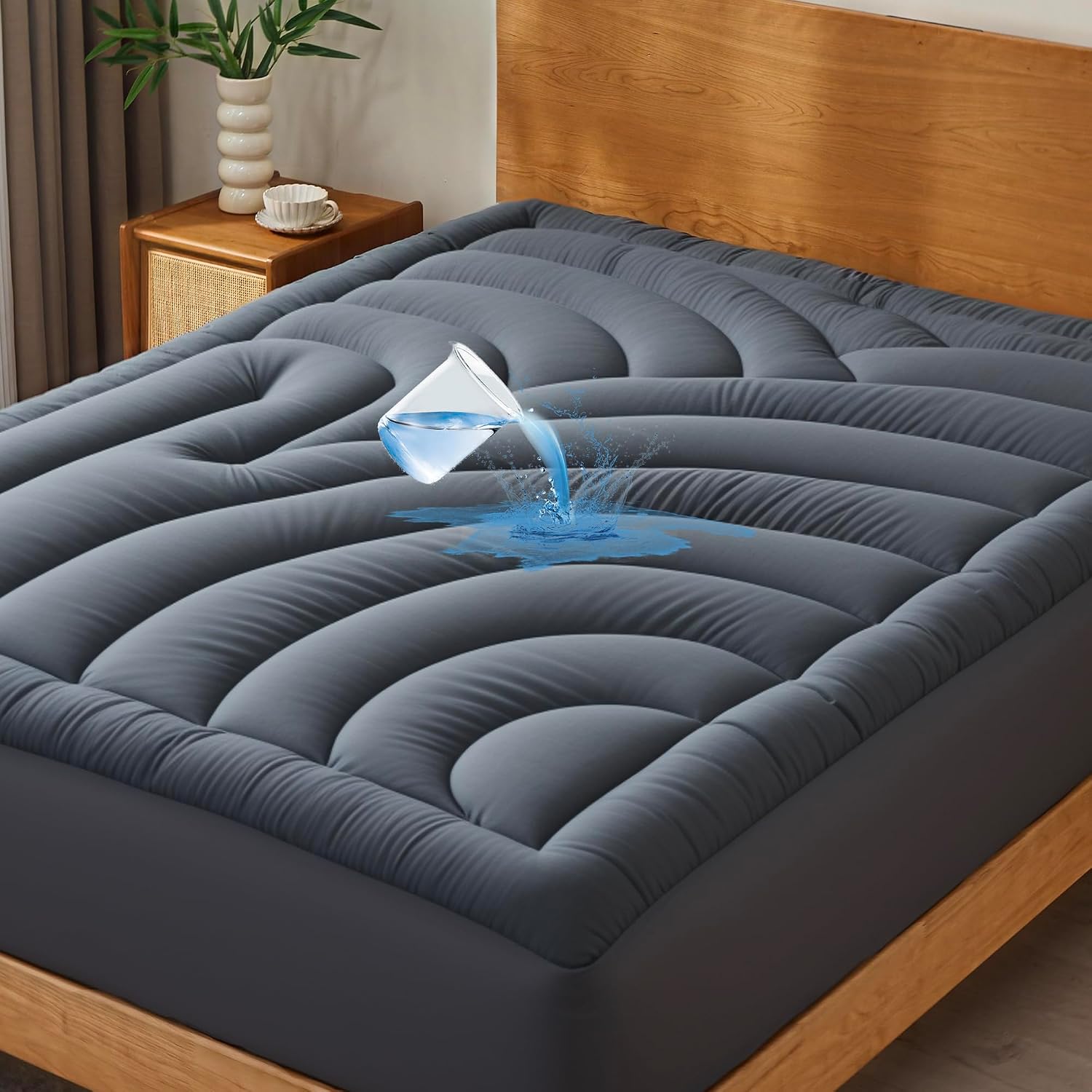 Detalle de Waterproof Mattress Pad, King