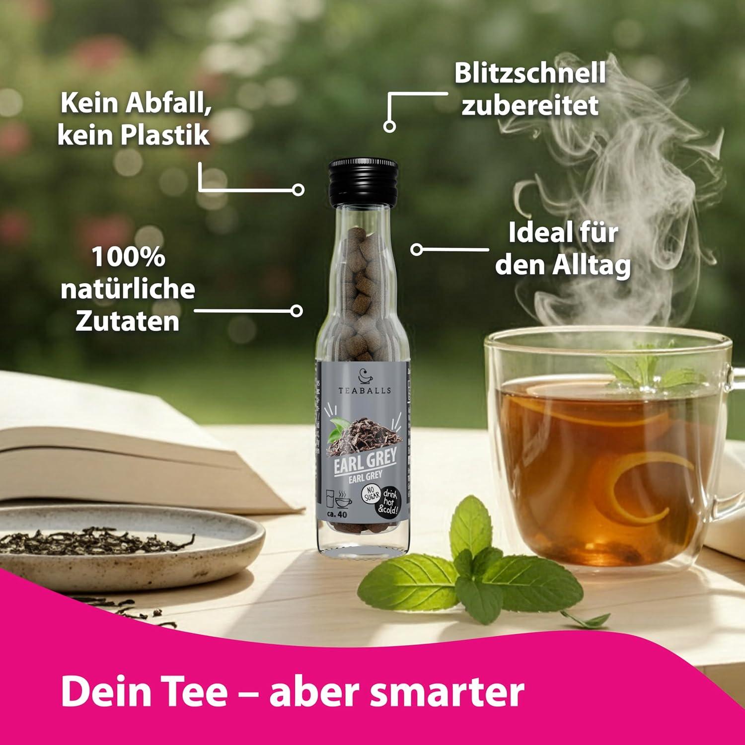 Detalle 2 de Earl Grey Instant Tee in 40 Tassen