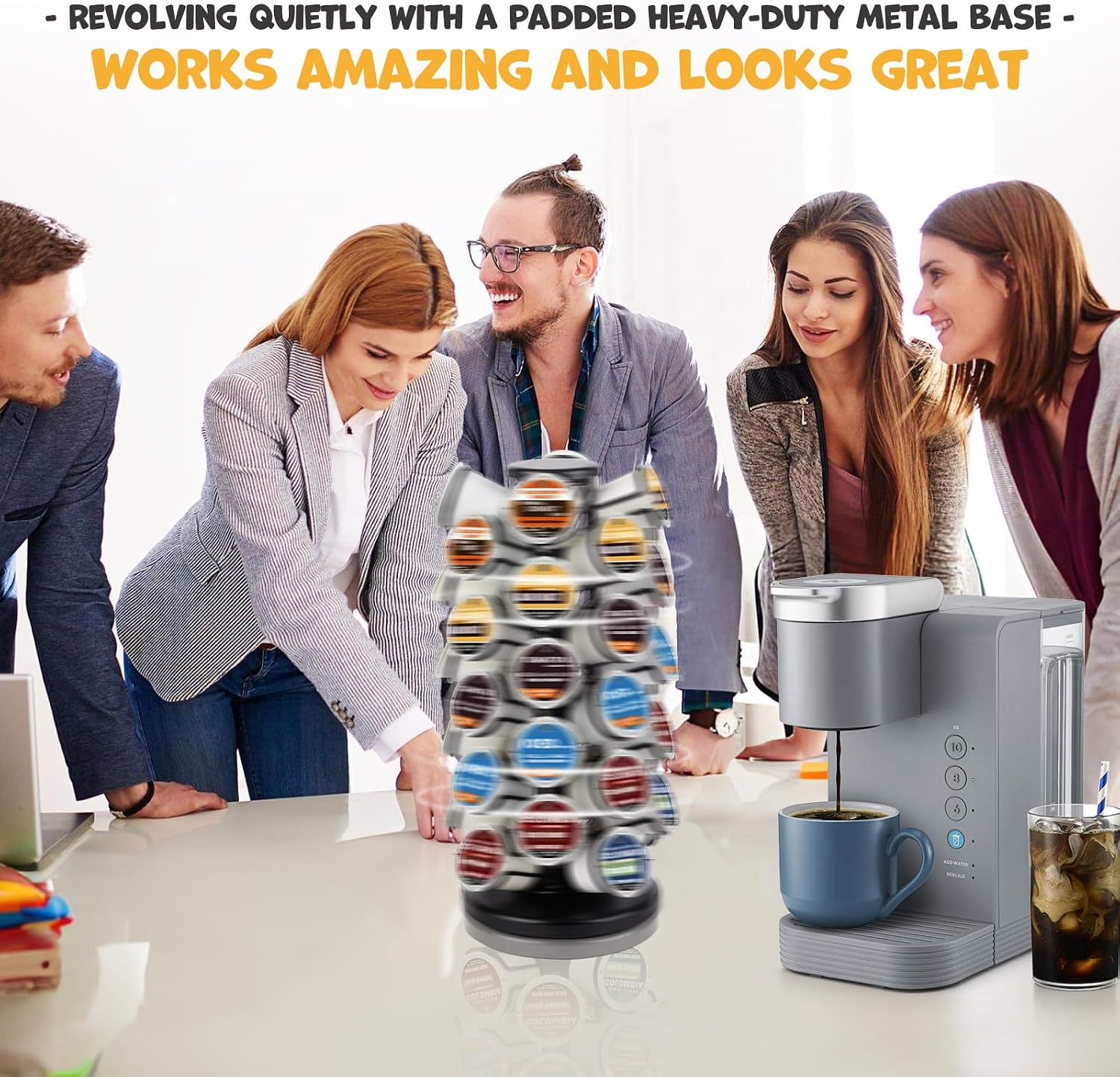 Detalle de K Cup Pod Holder with 40-Pod Capacity