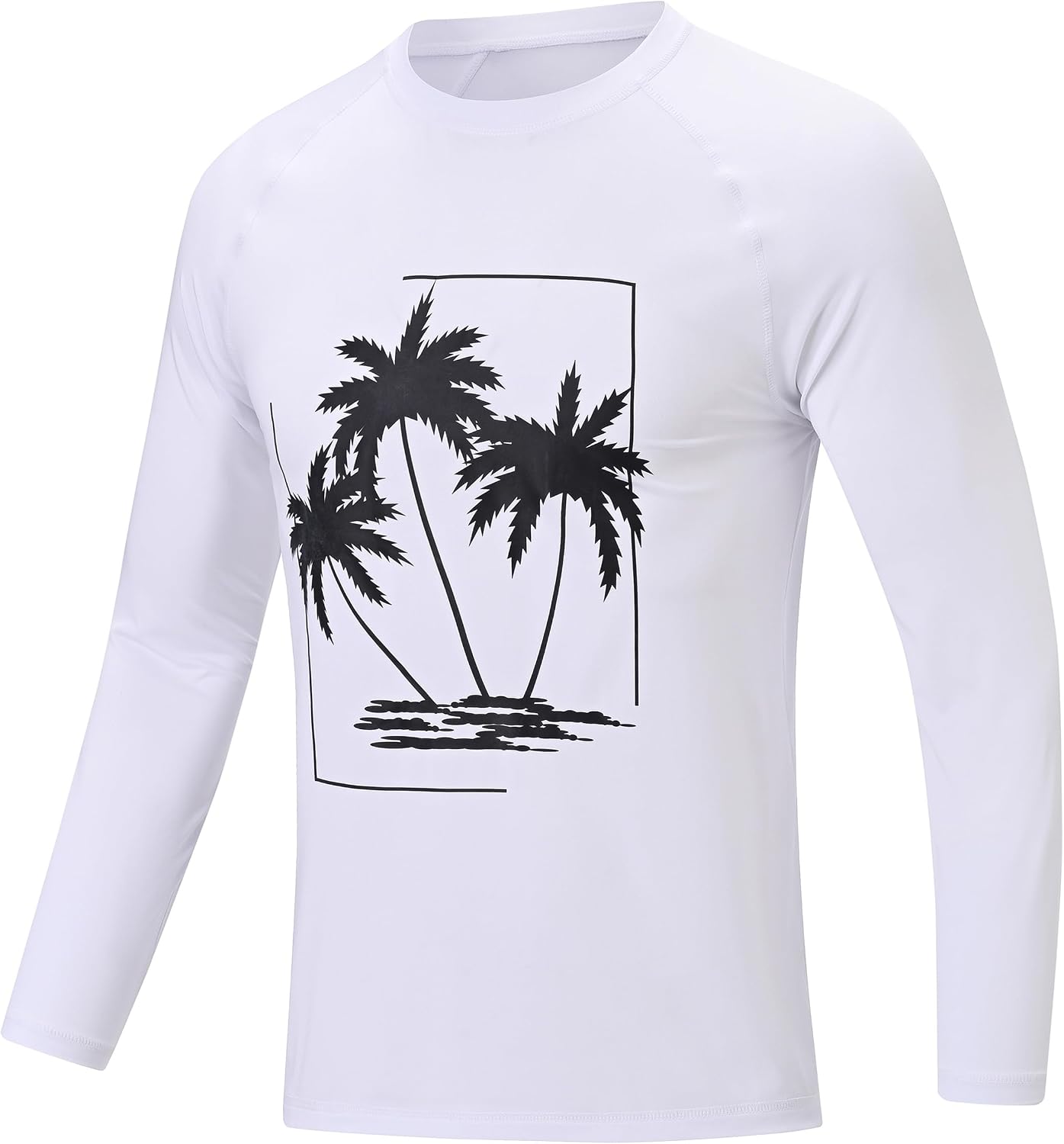 Thumbnail 5 de Men's Long Sleeve Swim Shirt Rash Guard, UPF 50+, Quick-Drying, Moisture-Wicking