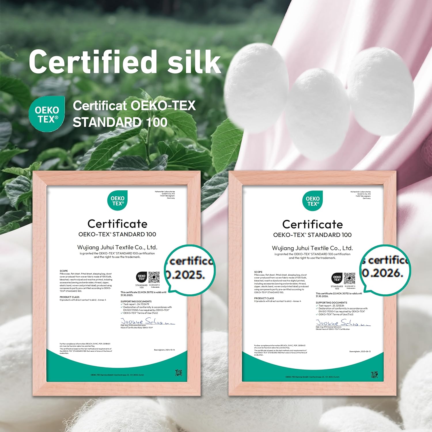 Thumbnail 6 de townssilk Kissenbezug aus 100% Maulbeerseide (19mm, 6A-Grad) 50x65 cm, Darkgrey – beidseitig