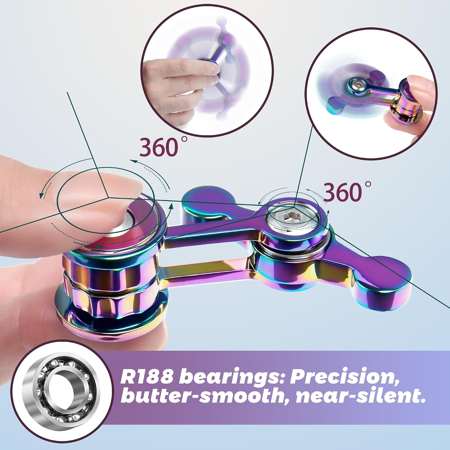 Detalle 1 de Metal Fidget Spinner