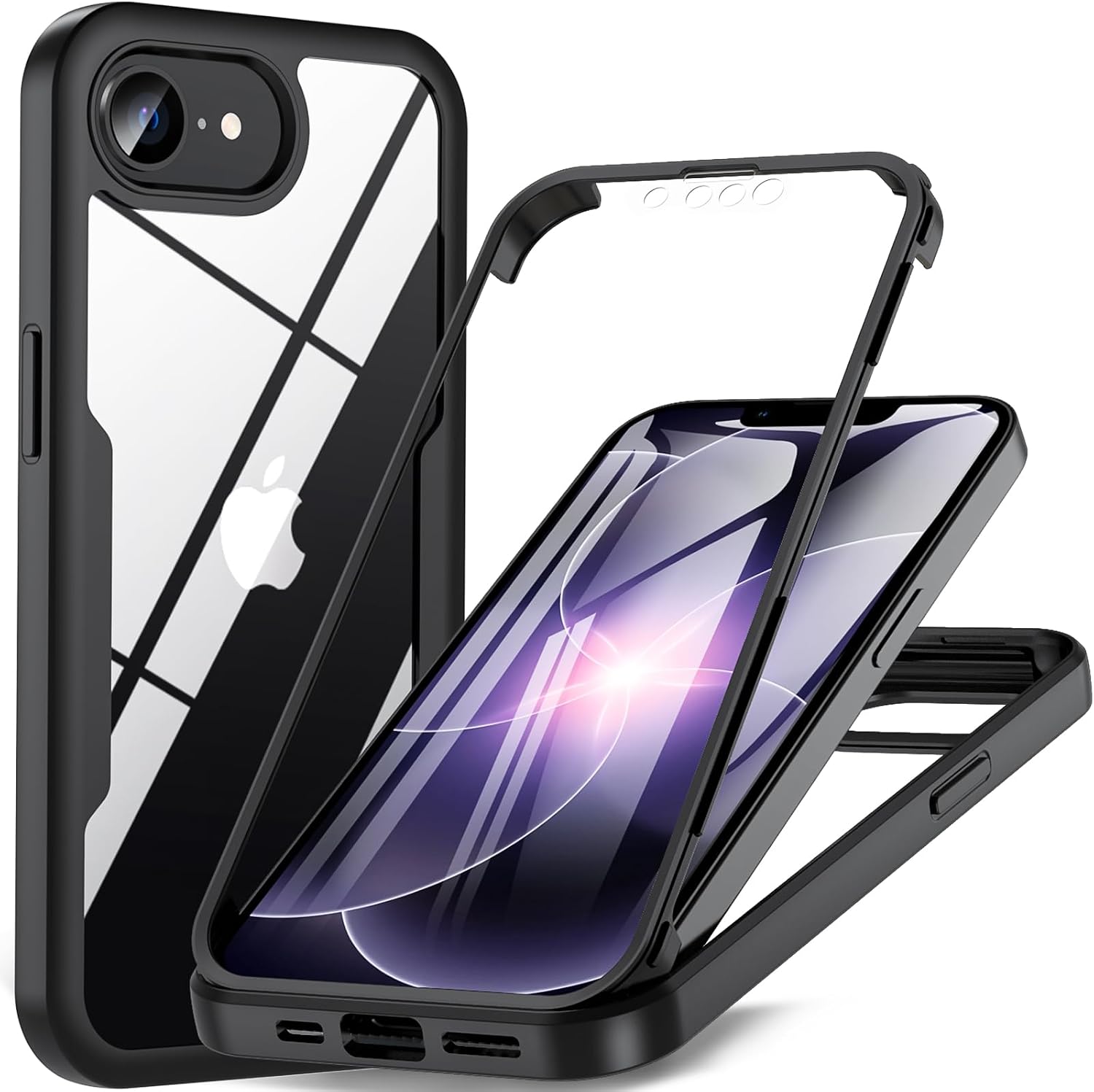 Detalle de OWKEY iPhone 17e shockproof case with screen protector