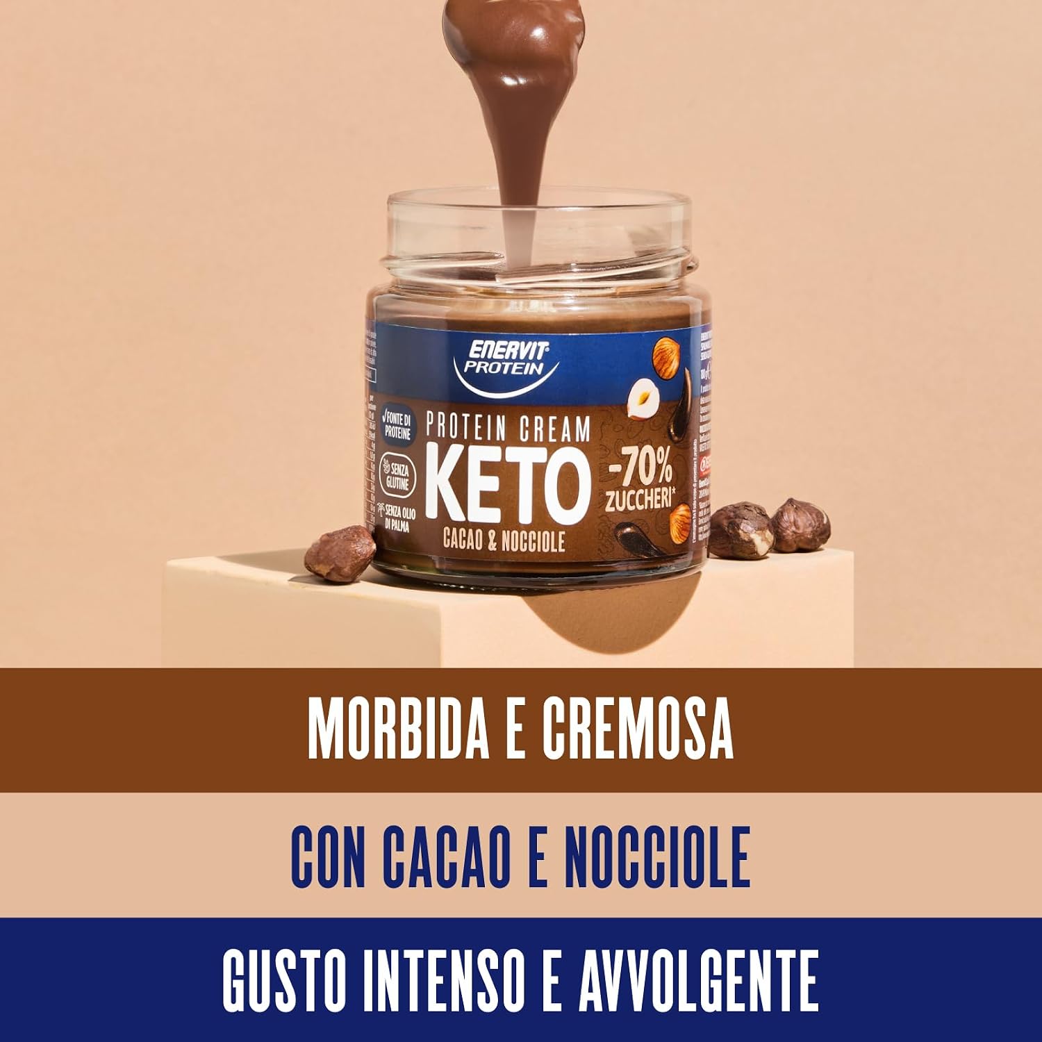 Thumbnail 4 de Enervit Protein Cream Keto 180g 🍫