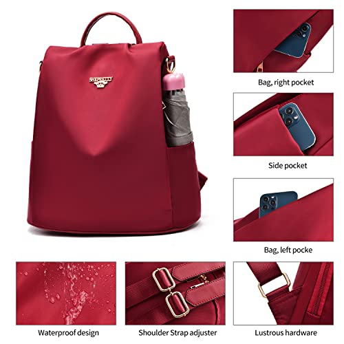 Detalle de shepretty Mochila antirrobo impermeable para mujer 8888J