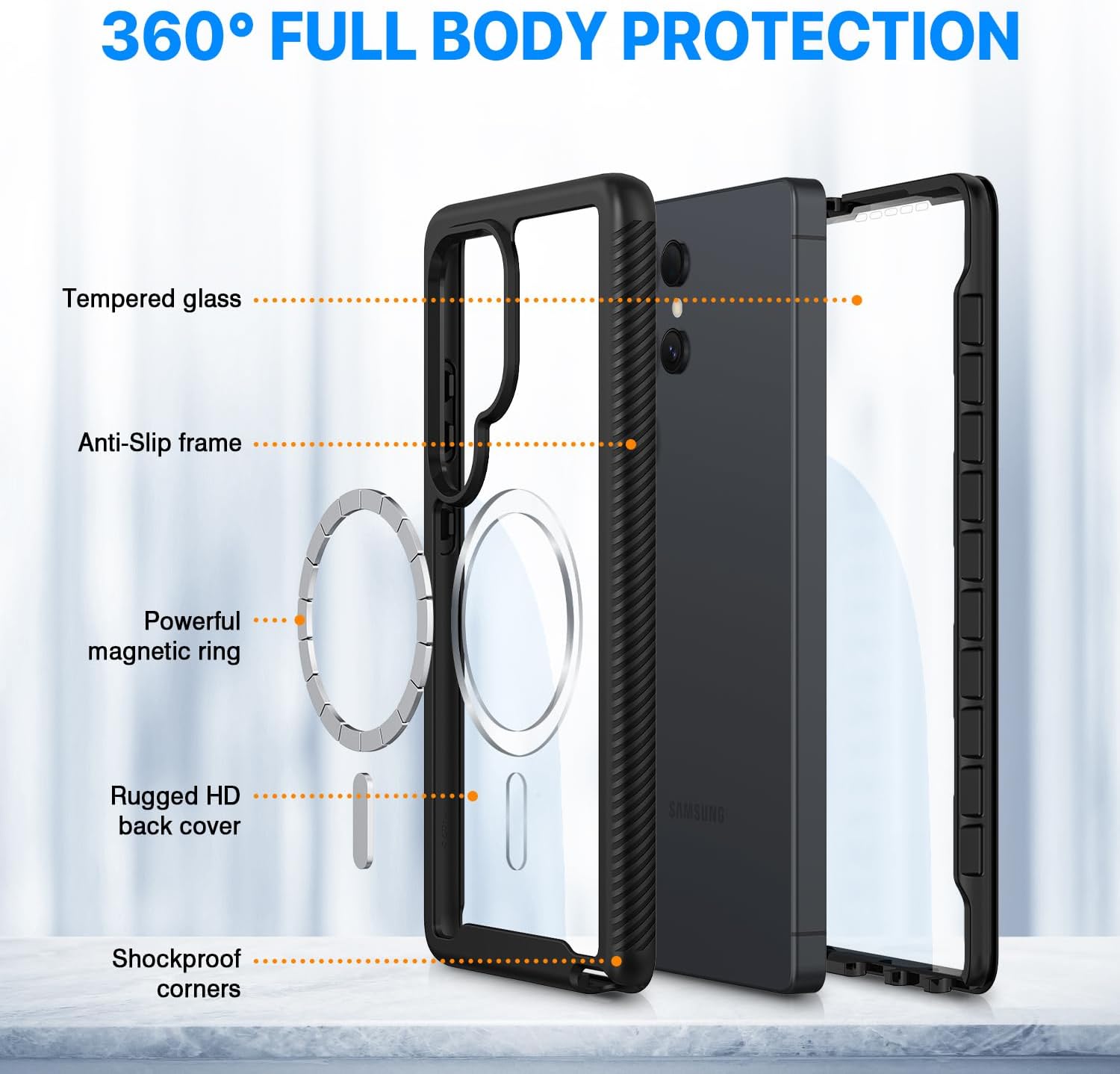 Thumbnail 1 de CENHUFO Samsung S25 Ultra 360° rugged case