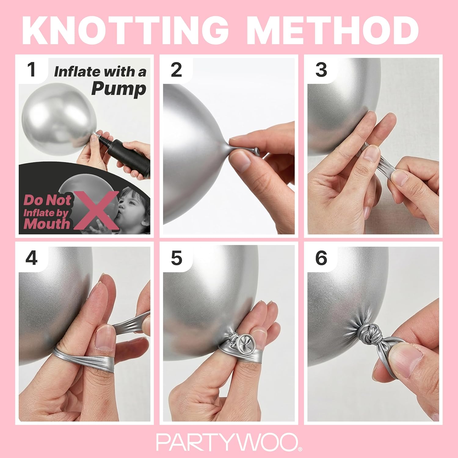 Thumbnail 6 de PartyWoo Light Pink Balloons 85-Piece Pastel Baby Pink Balloon Arch Kit (18/12/10/5 Inch)