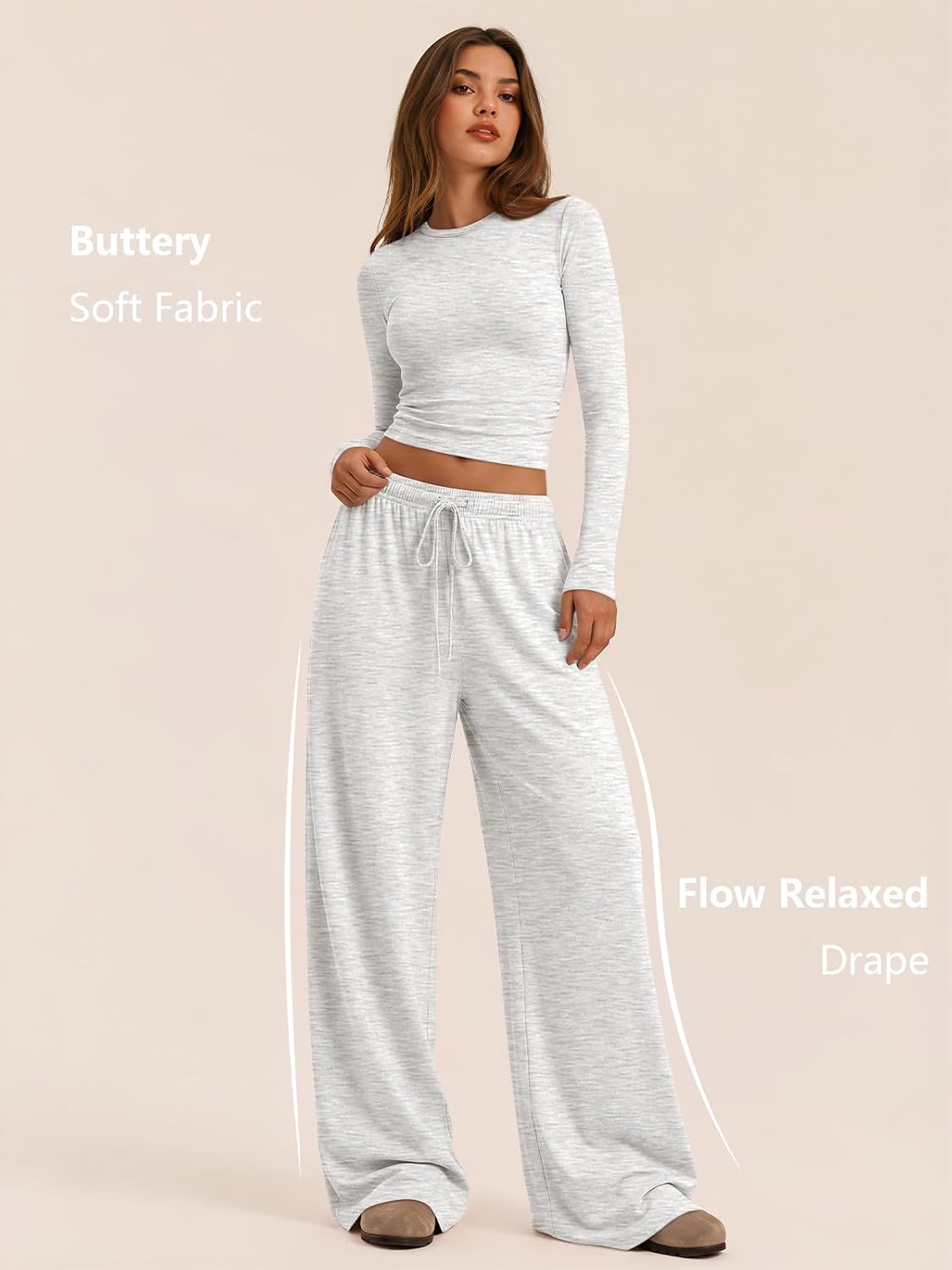 Detalle 2 de Trendy Queen Two-Piece Lounge Set 92% Polyester